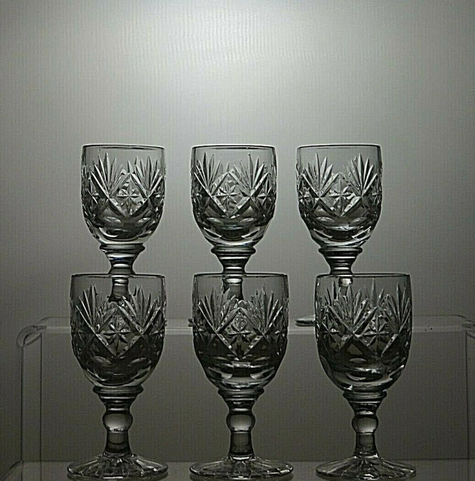 Other Georgian Crystal Chatsworth Cut Set Of 6 Liqueur Glasses Size ONE SIZE - 2 Thumbnail