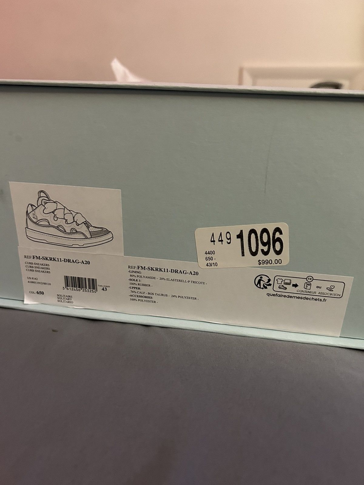 Lanvin Lanvin Curb Sneakers Size US 10 / EU 43 - 6 Thumbnail