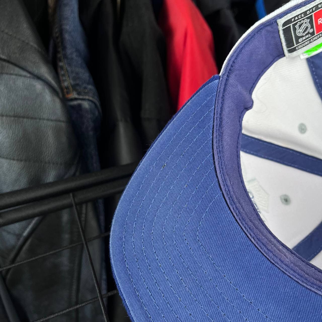 NHL × Vintage Reebok NHL Toronto Maple Leafs Cap Hat Snapback Hockey Size ONE SIZE - 9 Thumbnail