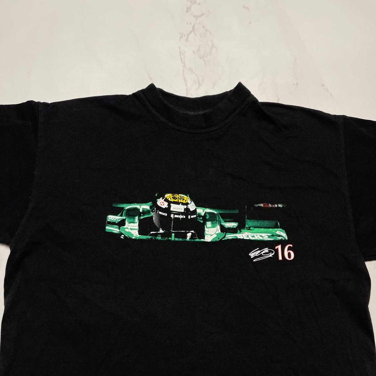 Vintage Jaguar Racing Team F1 Eddie Irvine Formula 1 Motorsport Sz L Size US L / EU 52-54 / 3 - 3 Thumbnail