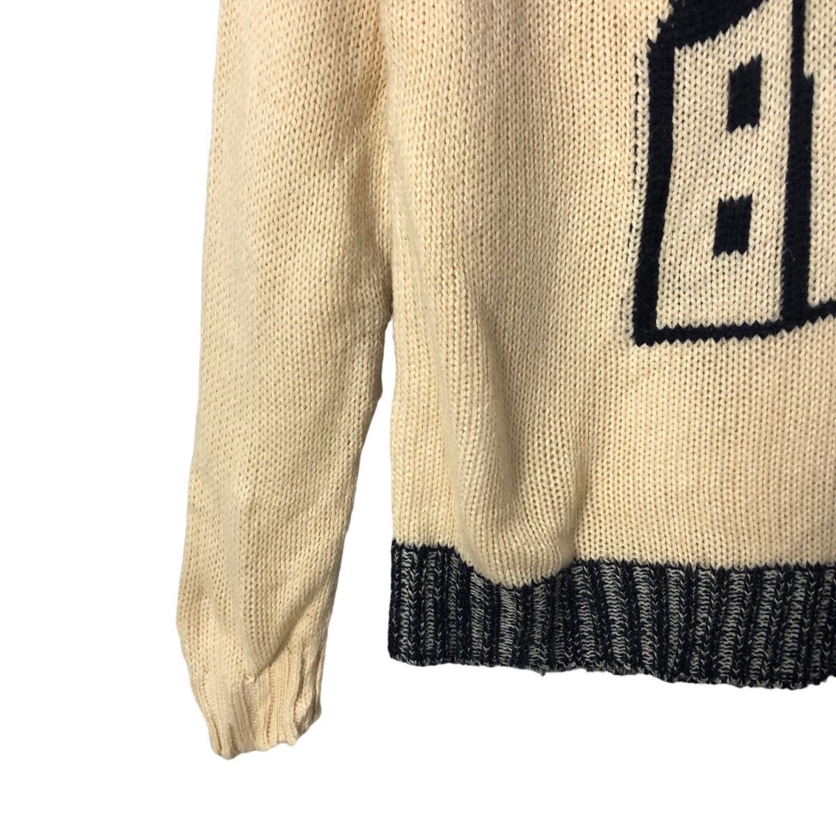 Aran Isles Knitwear Vintage Pou Dou Dou Big Logo Knitwear Sweater Jumper Size S / US 4 / IT 40 - 3 Thumbnail