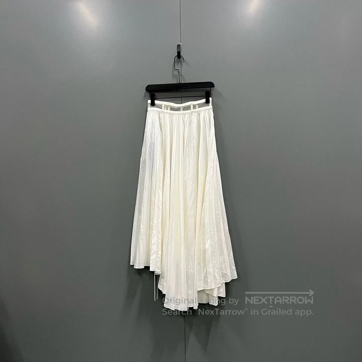 Dior dior asymmetrical pleated midi skirt. Size 35" - 2 Thumbnail