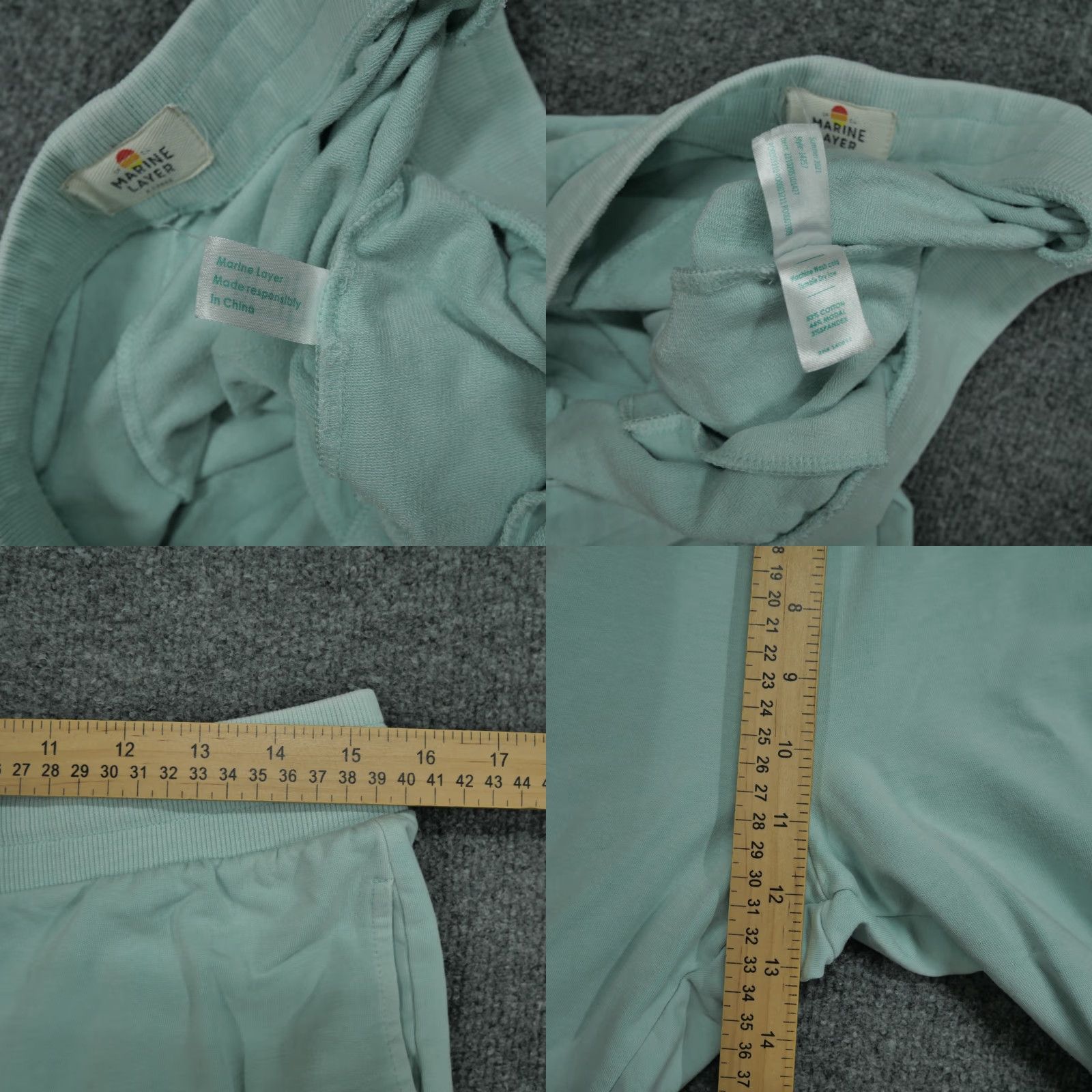 Marine Layer VINTAGE Marine Layer Sweatpants Womens XL Blue Casual Lounge Size 40" / US 18 - 8 Thumbnail