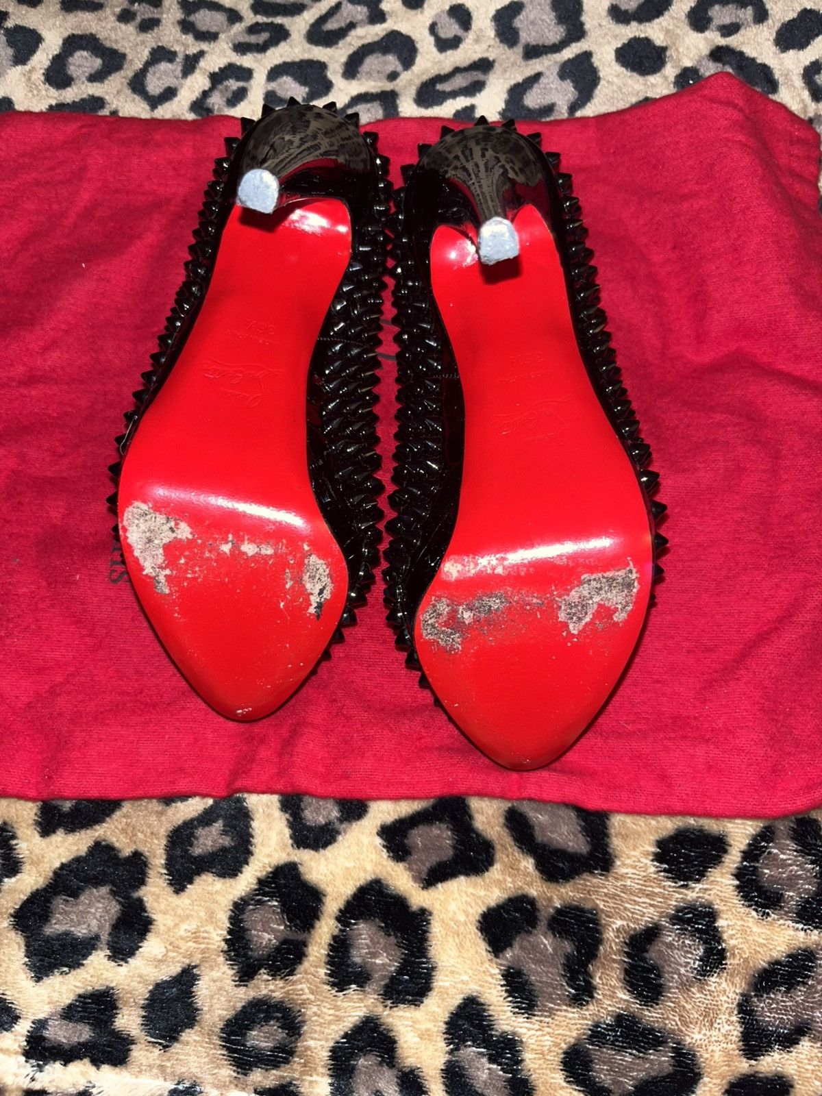 Christian Louboutin Christian Louboutin patent alti spiked heels Size US 6.5 / IT 36.5 - 8 Thumbnail