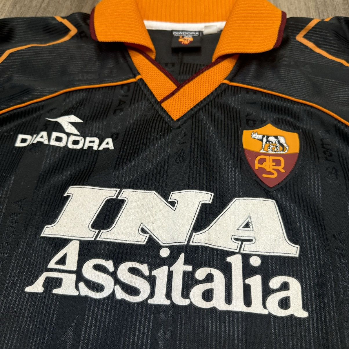 Diadora Roma 99/00 third away shirt #8 Nakata | Grailed