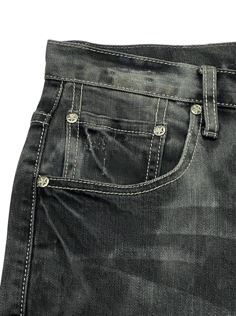 If Six Was Nine × Japanese Brand Semanticdesign Flare Smoke Wash Denim Pants Size US 30 / EU 46 - 17 Thumbnail