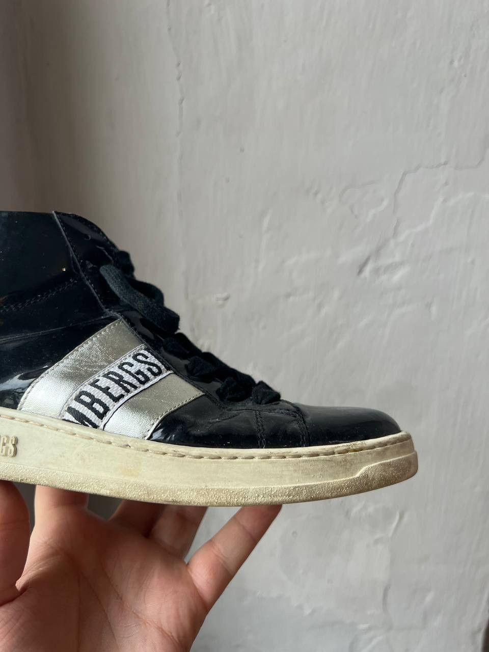 Dirk Bikkembergs DIRK BIKKEMBERGS RARE PATERN LEATHER BLACK TRAINER BOOTS 37 Size US 7 / IT 37 - 3 Thumbnail