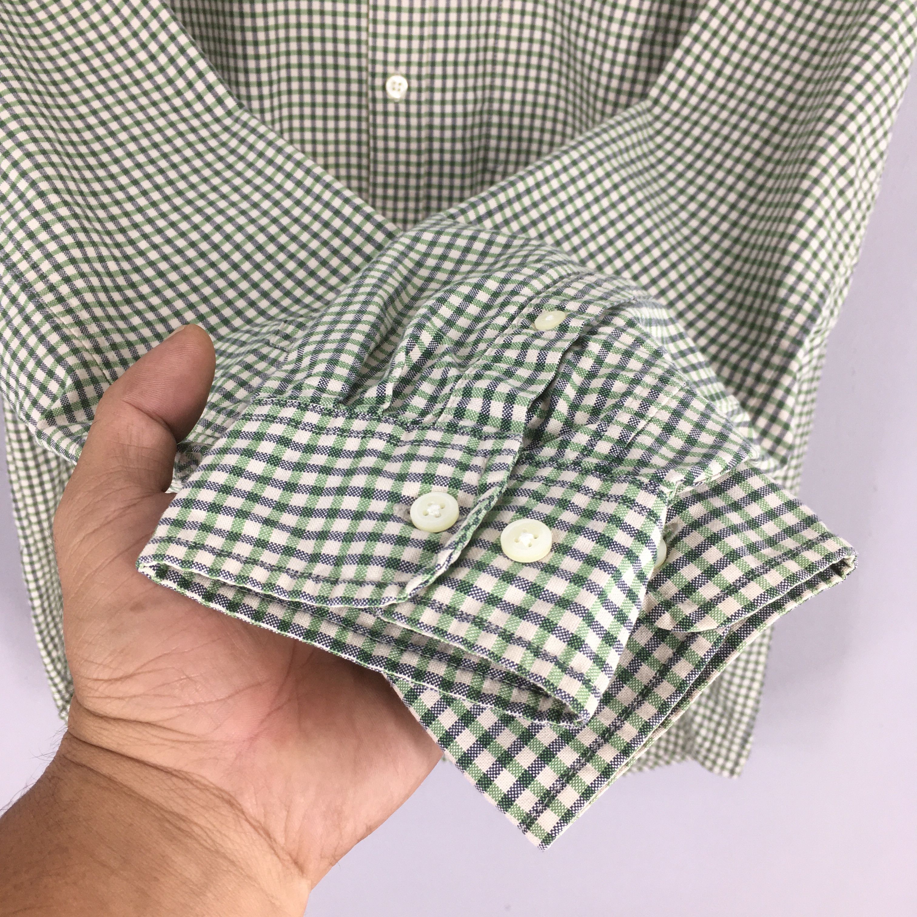 Gap Vintage 90s Gap Plaid Checkered Flannel Shirt Medium Size US M / EU 48-50 / 2 - 4 Thumbnail