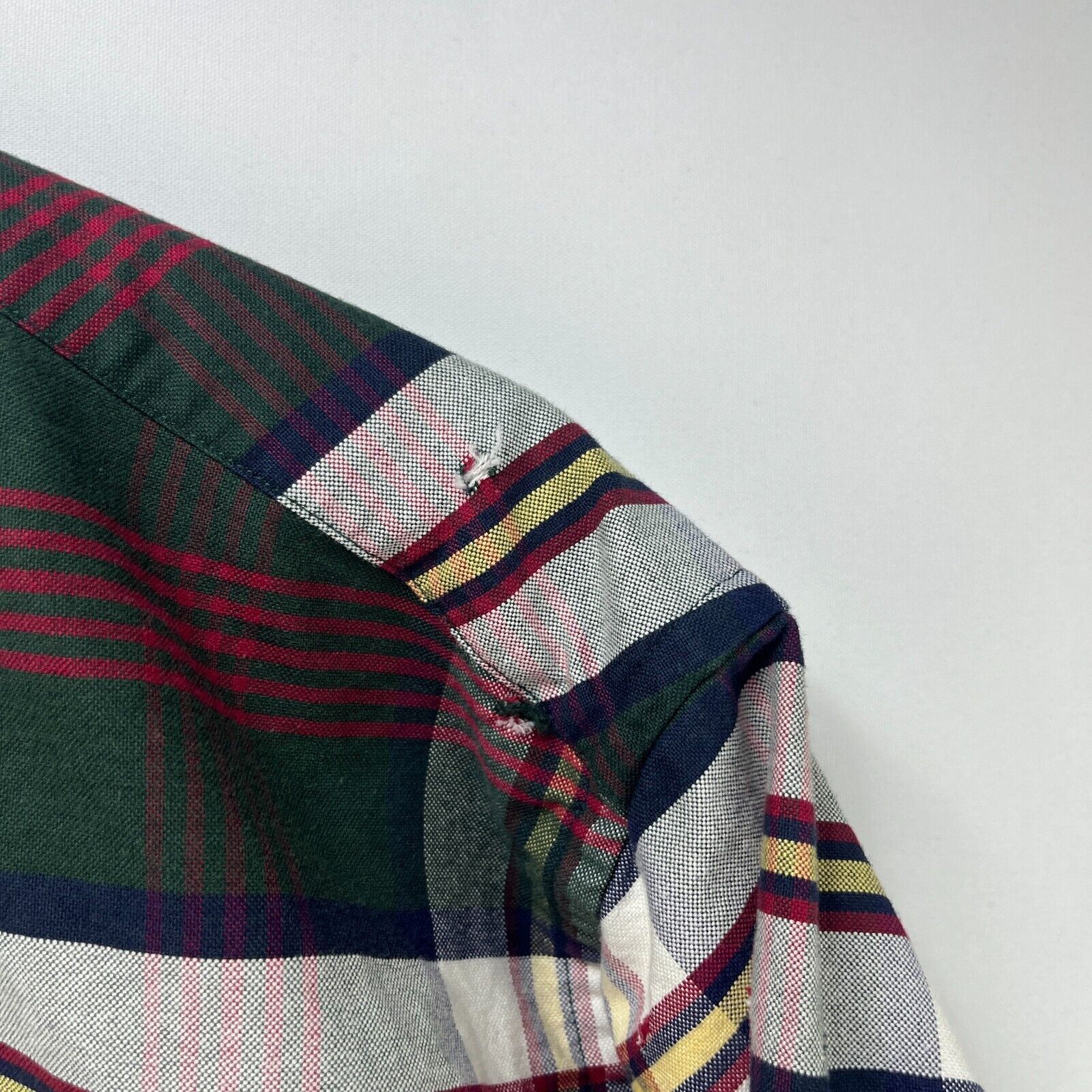 Tommy Hilfiger × Vintage Vintage 90s Tommy Hilfiger Long Button Up Plaid Shirt Large Size US L / EU 52-54 / 3 - 6 Thumbnail