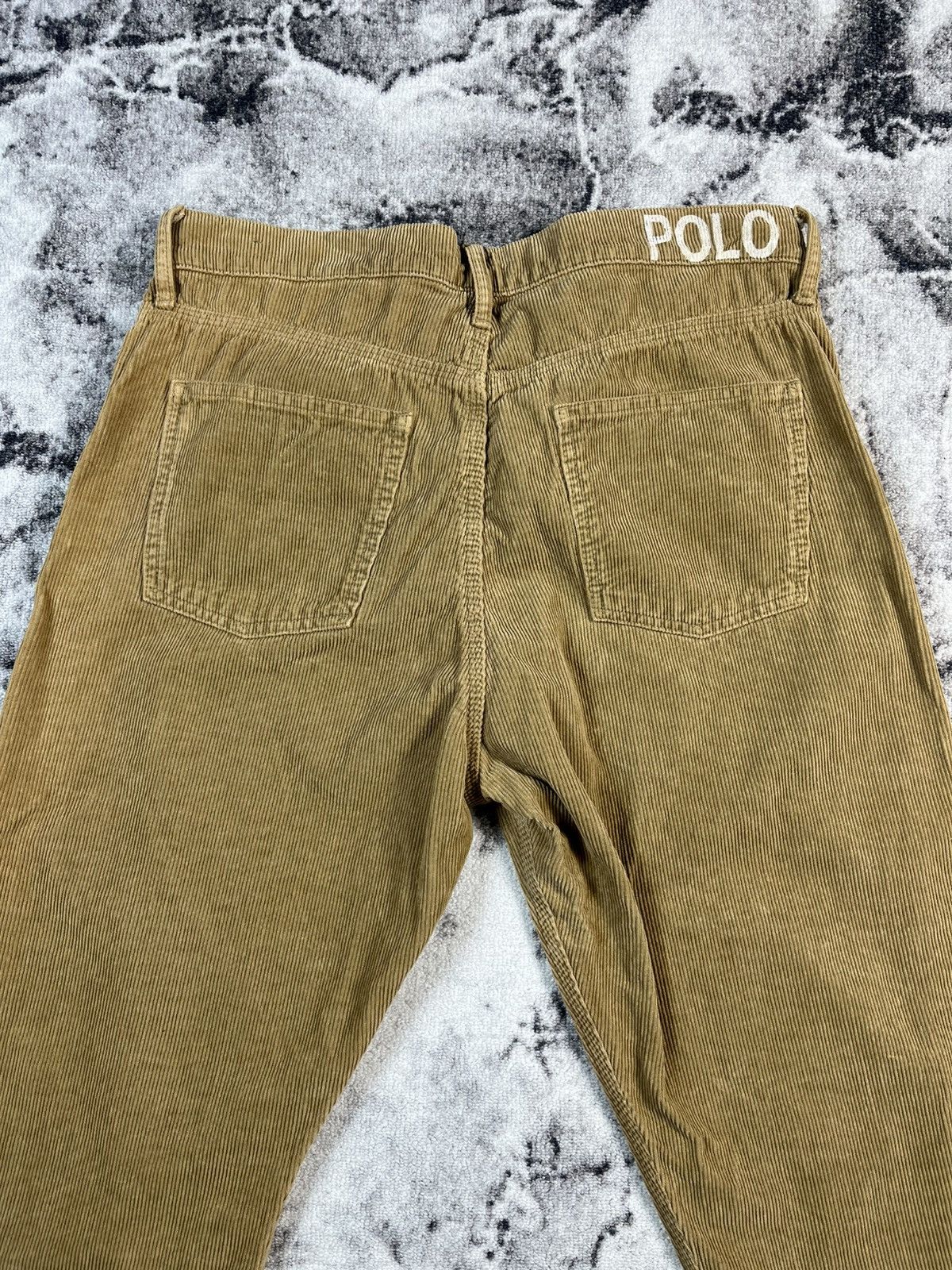 Polo Ralph Lauren Polo Ralph Lauren Corduroy Pants Beige W31 Size US 31 - 10 Thumbnail
