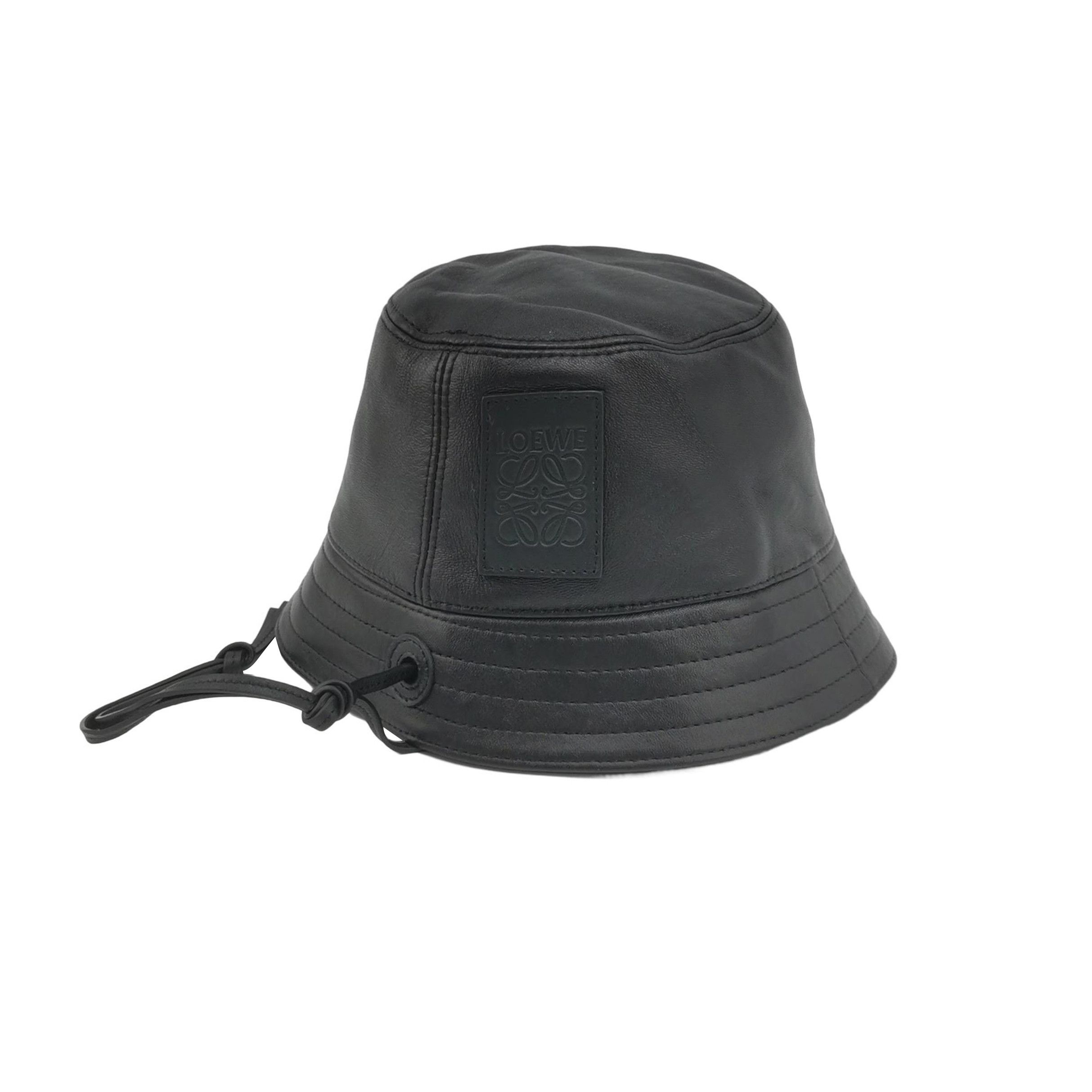 Loewe Loewe Anagram Leather Bucket Hat One Size Size ONE SIZE - 1 Thumbnail