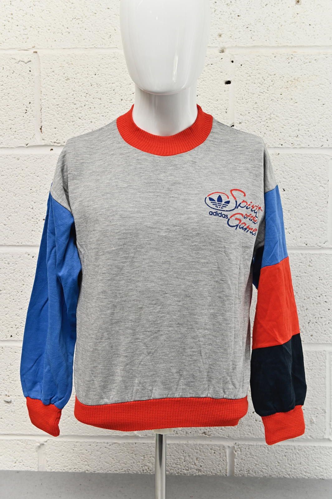Adidas Adidas Grey Spirit of the Games Sweatshirt Mens Size S Size US S / EU 44-46 / 1 - 1 Thumbnail