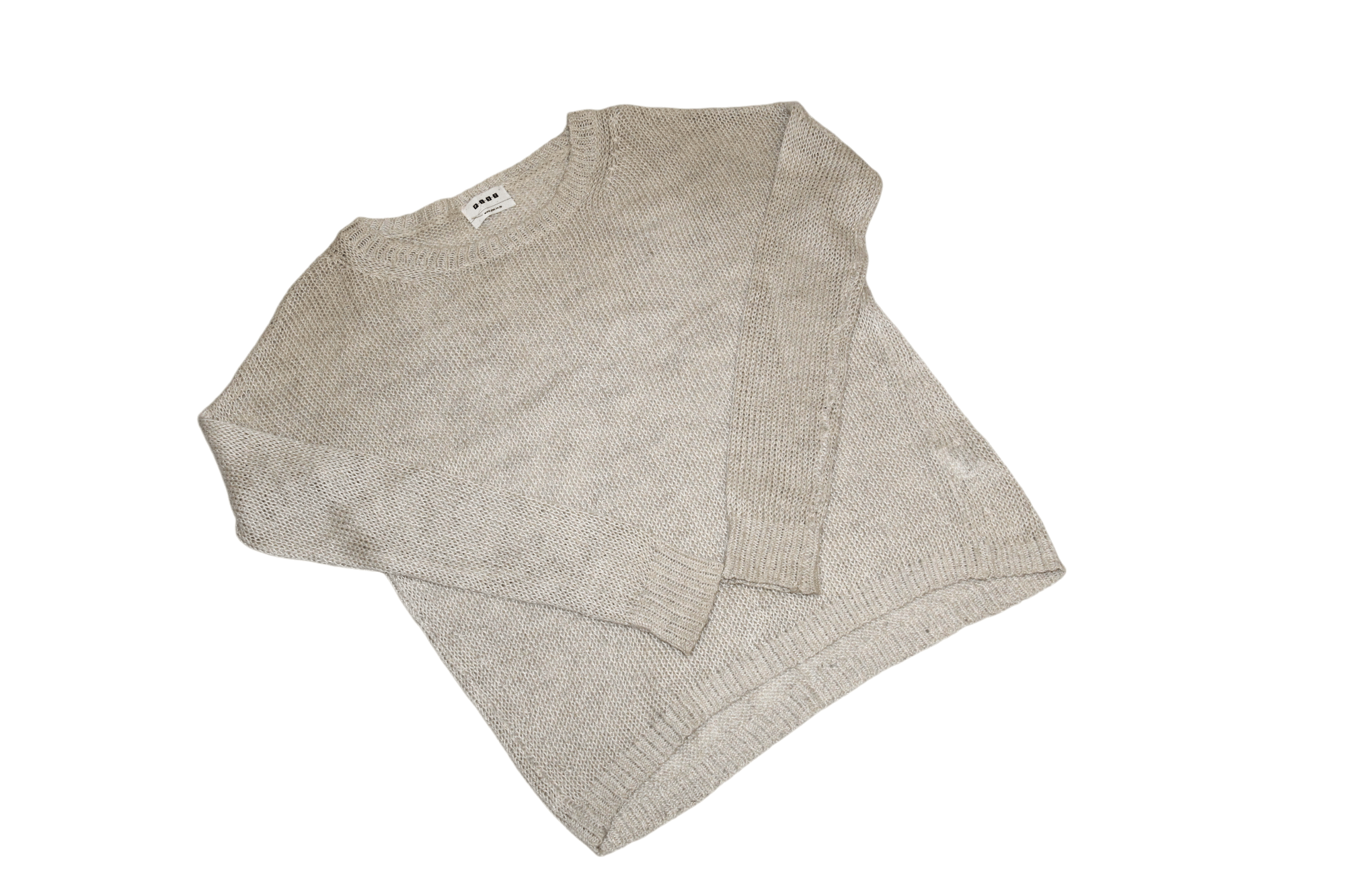 Japanese Brand PLST co. Issey Miyake Mix Linen Knit Hercules Sweater Size M / US 6-8 / IT 42-44 - 5 Thumbnail