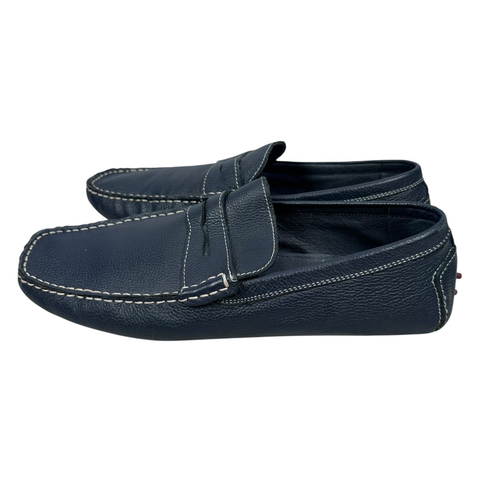 Balmain Balmain Paris Penny Loafer Men 44 US 11 Blue Casual Slip-On Size US 11 / EU 44 - 3 Thumbnail