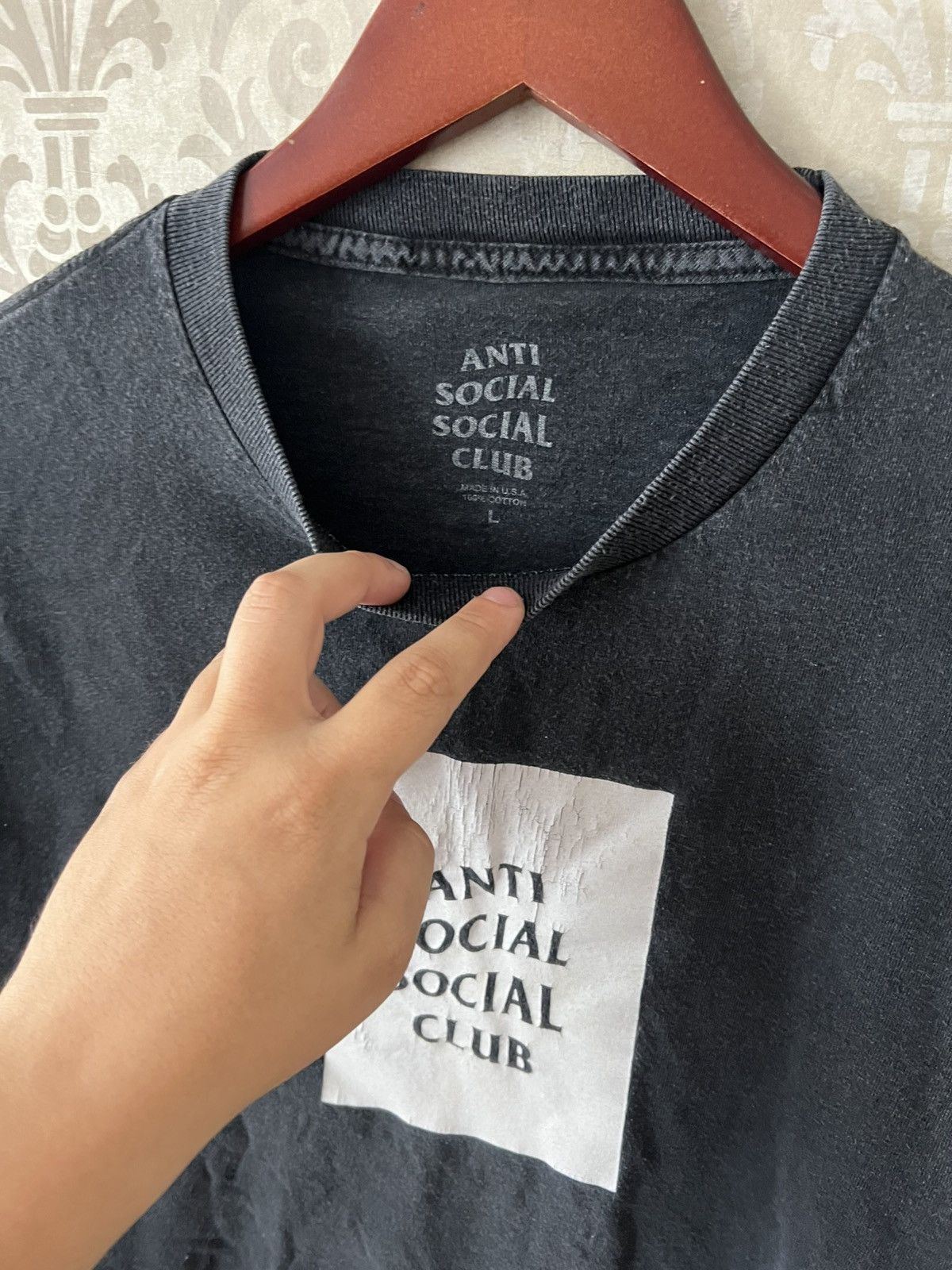 Anti Social Social Club ANTI SOCIAL SOCIAL CLUB TEE MADE IN USA Size US L / EU 52-54 / 3 - 4 Thumbnail