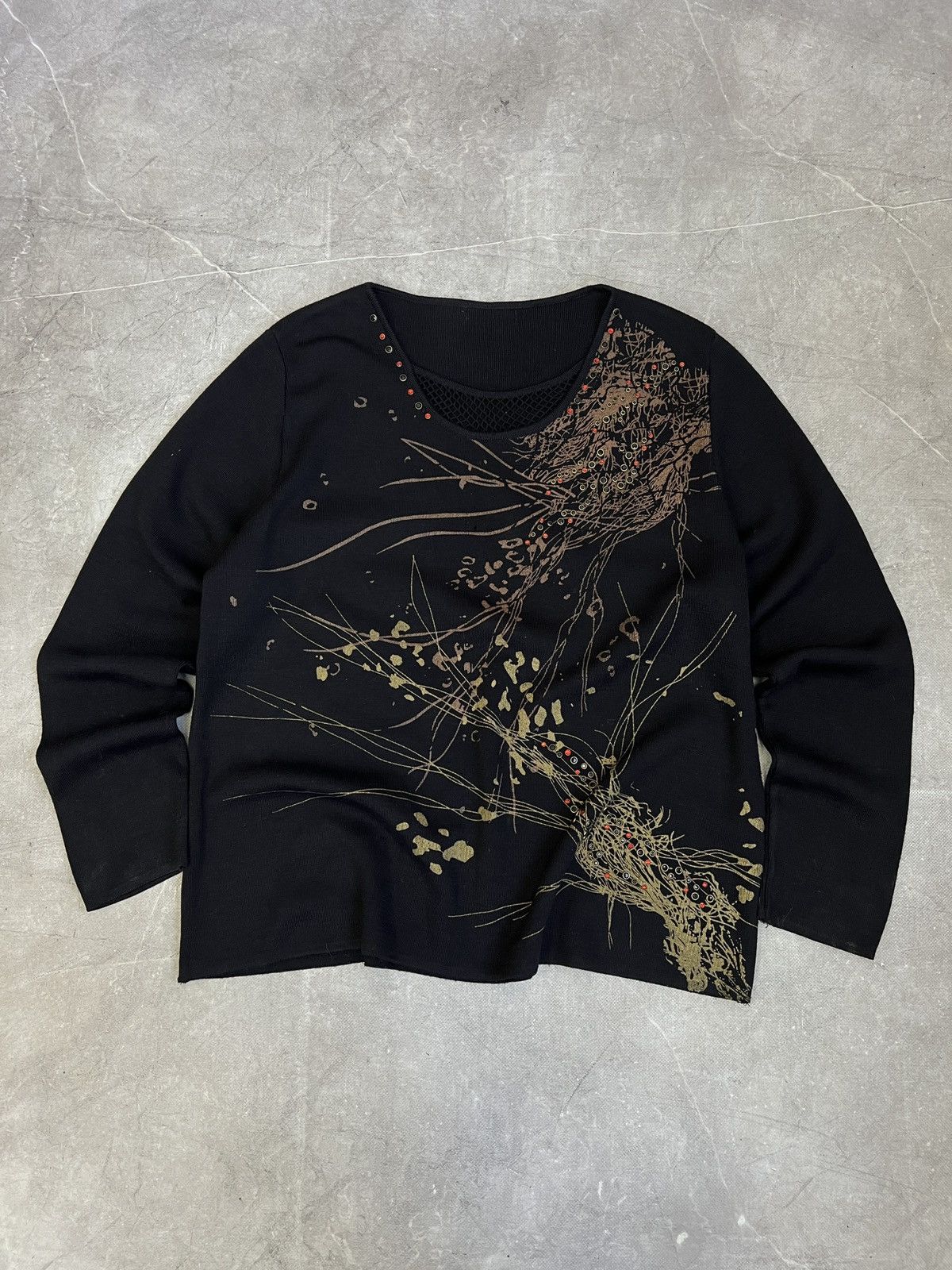 Hysteric Glamour Overprint rhinestones hysteric glamour style sweter y2k Size US M / EU 48-50 / 2 - 3 Thumbnail