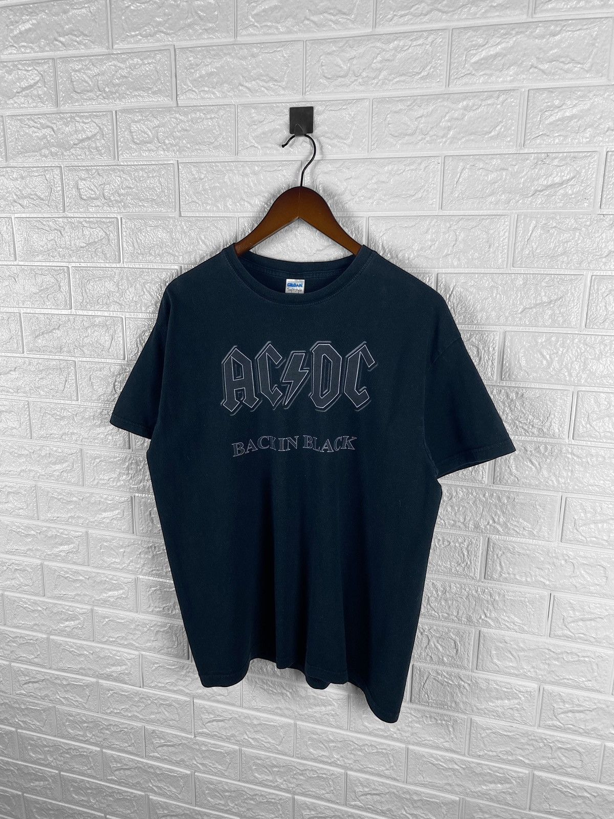 Band Tees × Rock T Shirt × Vintage Vintage AC/DC back in black t shirt ...