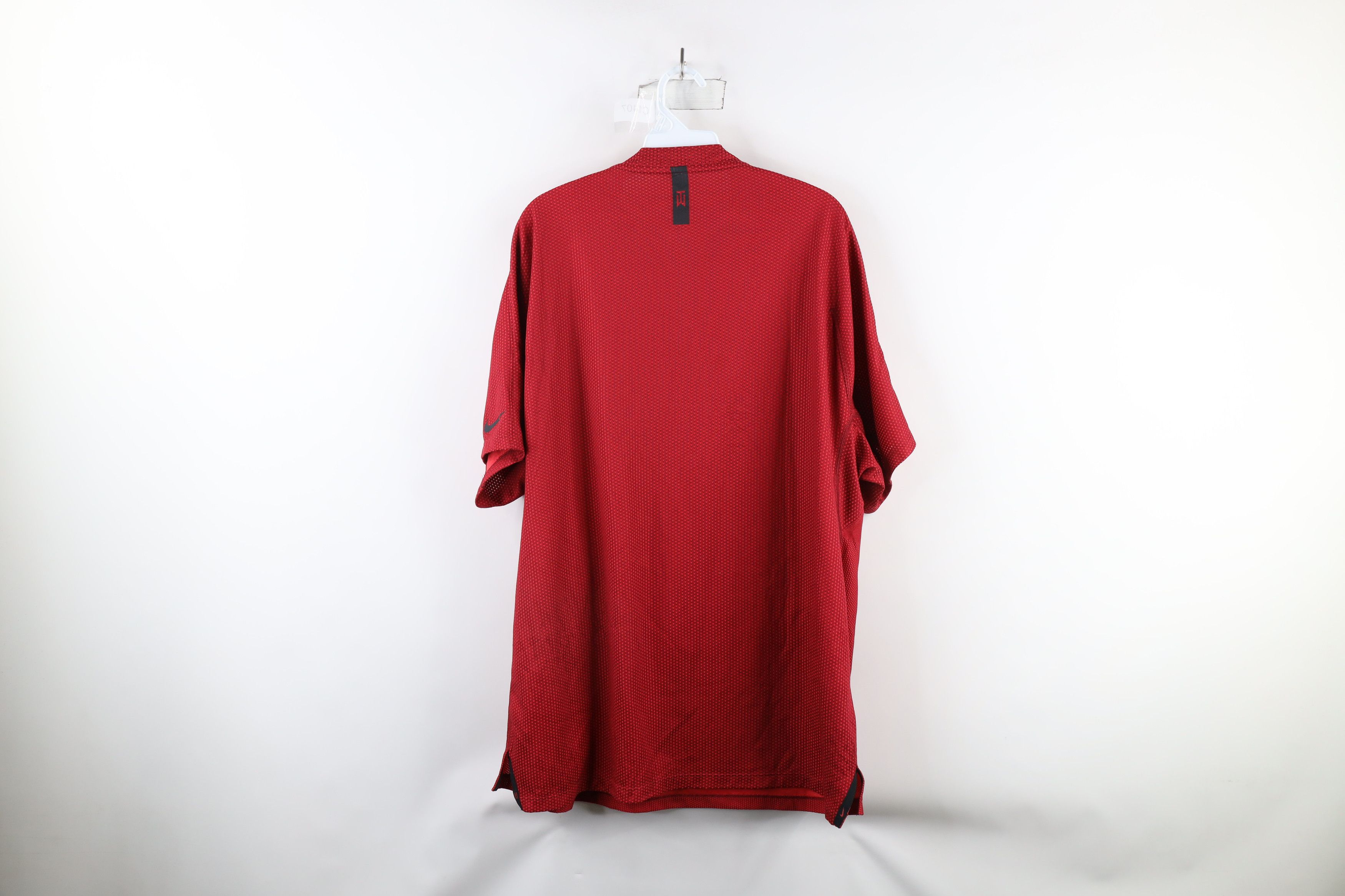 Nike × Vintage Nike Tiger Woods Detroit Pistons Basketball Henley T-shirt Size US XL / EU 56 / 4 - 13 Thumbnail