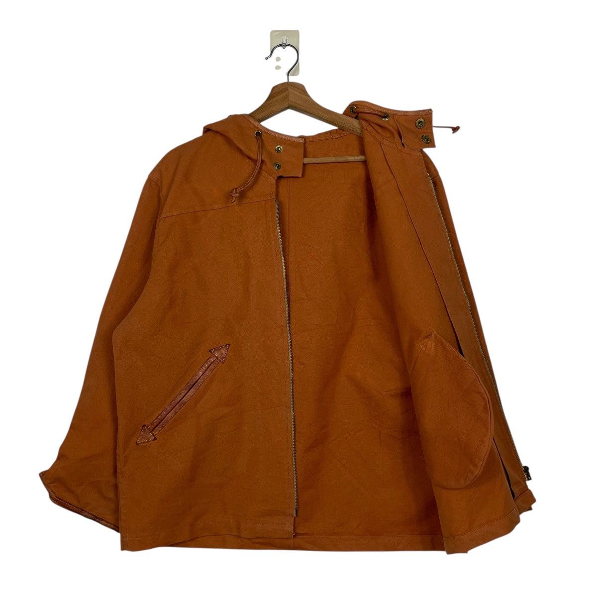 Il Bisonte Vintage IL Bisonte Duck Canvas Hooded Zipper Jacket Size US M / EU 48-50 / 2 - 10 Thumbnail