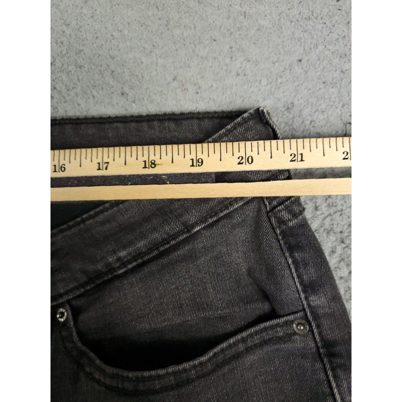 Levi's Levi's 711 Jeans Womens Size 24 Gray Skinny Denim Pants 5-Pocket Classic Modern Size 42" / US 20 - 4 Thumbnail
