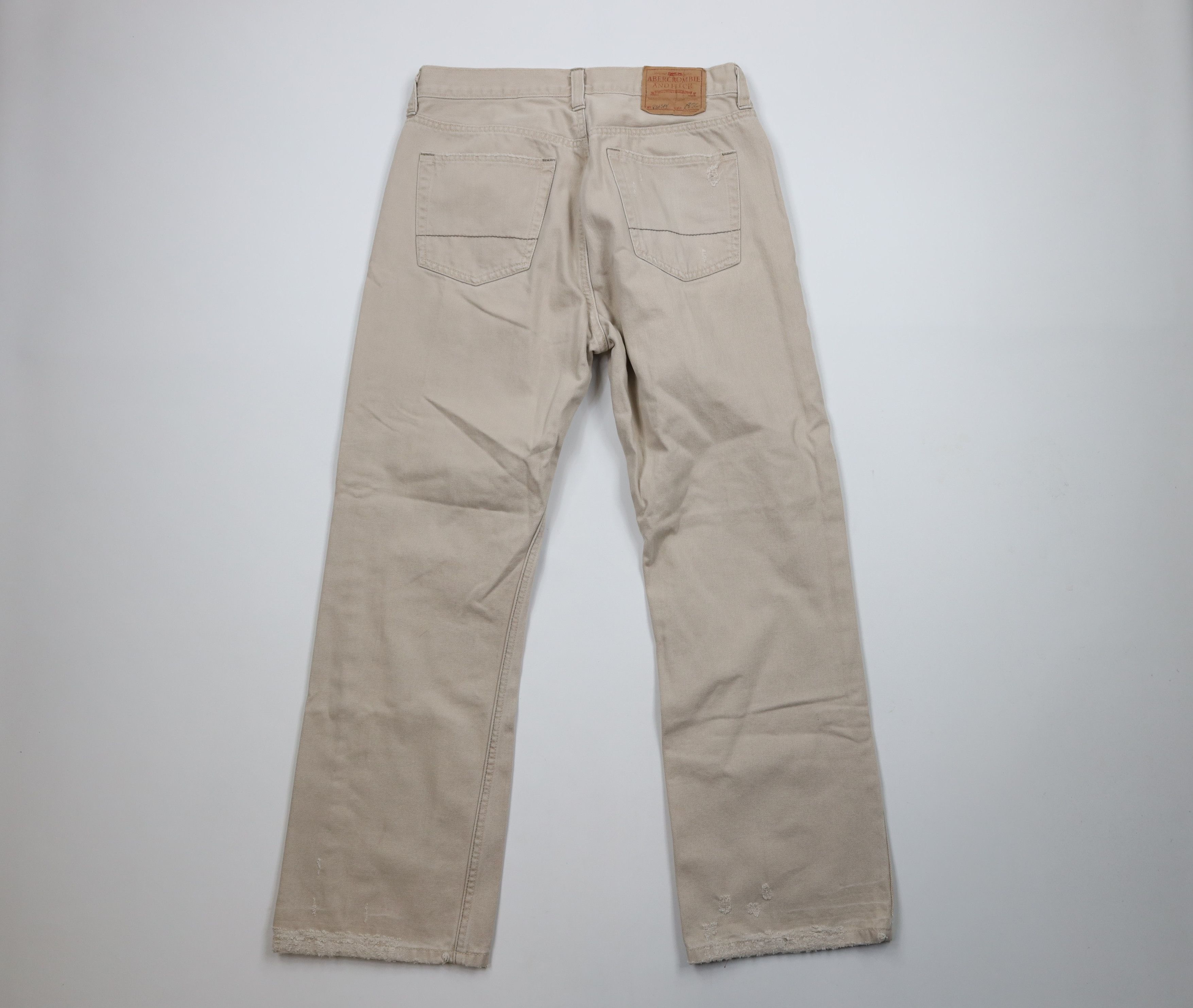 Abercrombie & Fitch × Vintage Vintage 90s Y2K Abercrombie & Fitch Heavy Wide Leg Jeans Size US 30 / EU 46 - 10 Thumbnail
