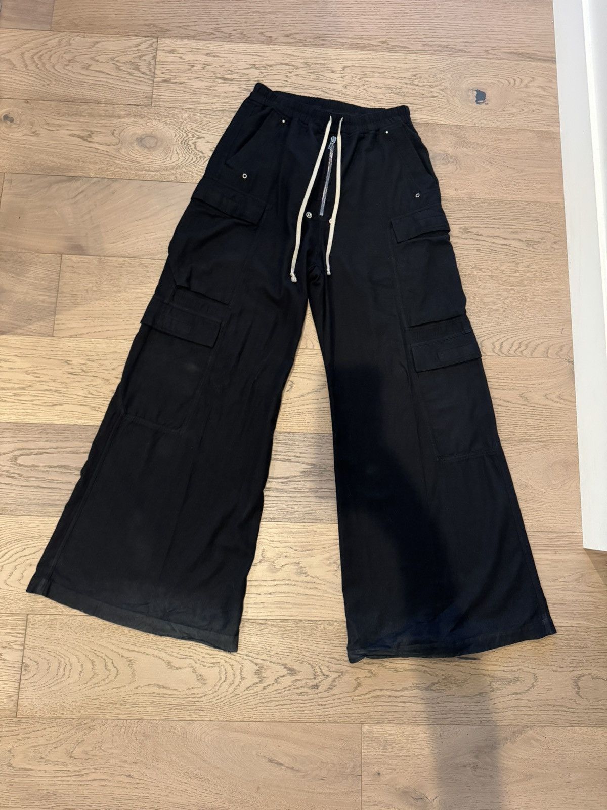 Rick Owens Rick Owens Jumbo Cargo Belas Wool Pants Black Size US 36 / EU 52 - 1 Thumbnail