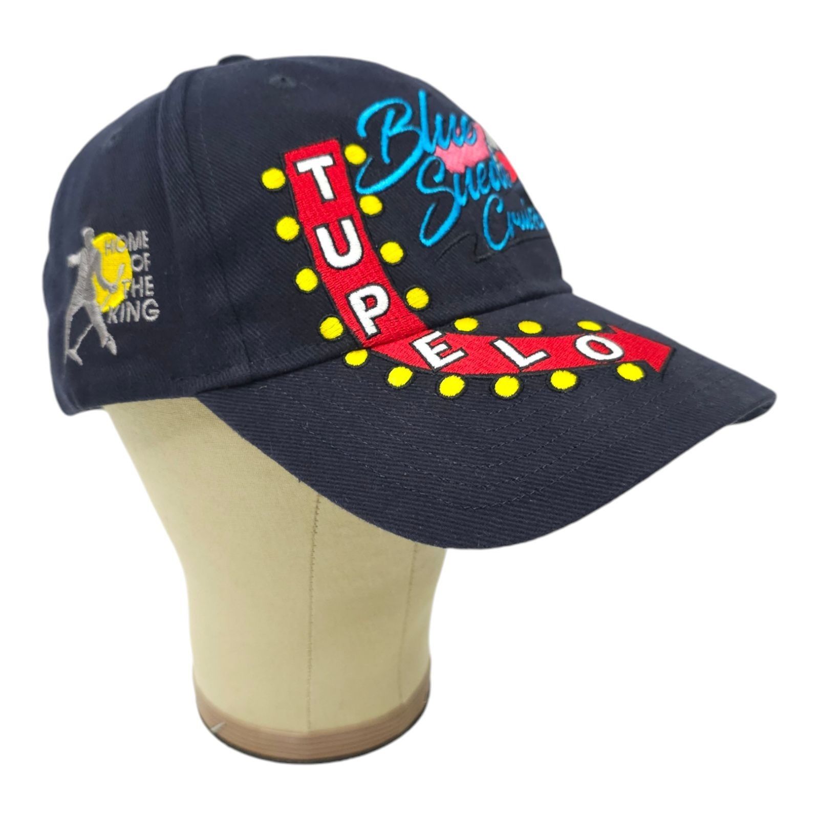 Other Tupelo MS Blue Suede Cruise 2018 Elvis Classic Cars Cap Hat Size ONE SIZE - 2 Thumbnail