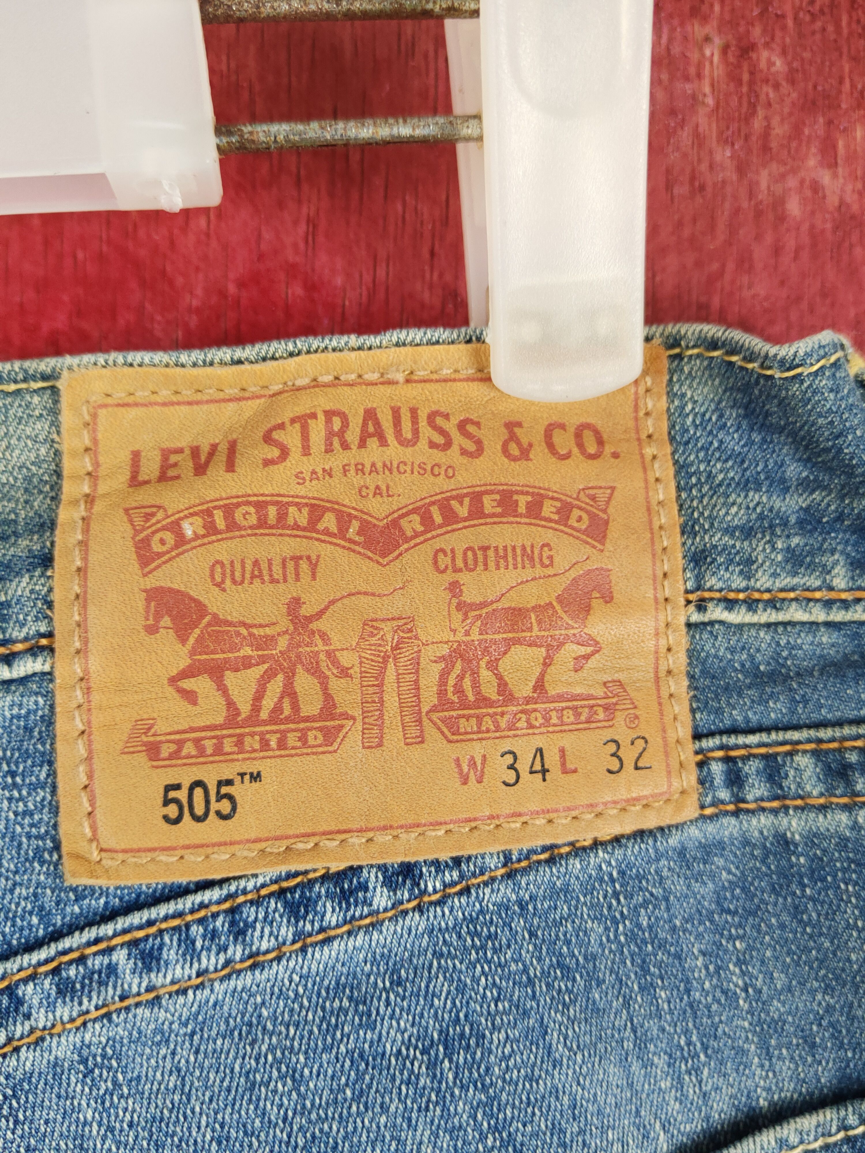 Japanese Brand × Levi's Levi's Blue Faded Distressed Ripped Jeans #S1835 Size US 34 / EU 50 - 8 Thumbnail