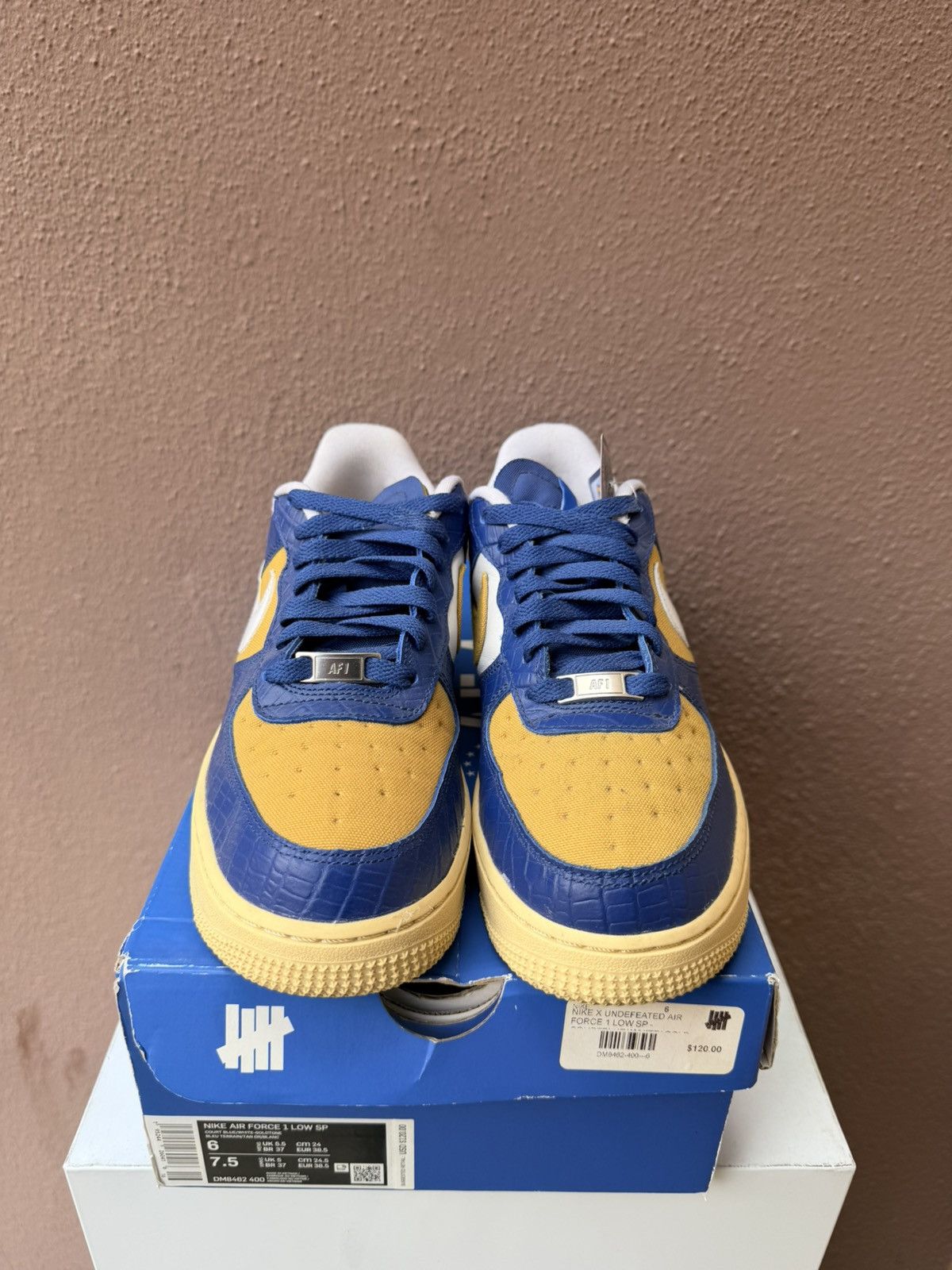 Nike Undefeated x Air Force 1 Low SP Size Mens 6 Dunk vs AF1 Size US 6 / EU 39 - 3 Thumbnail