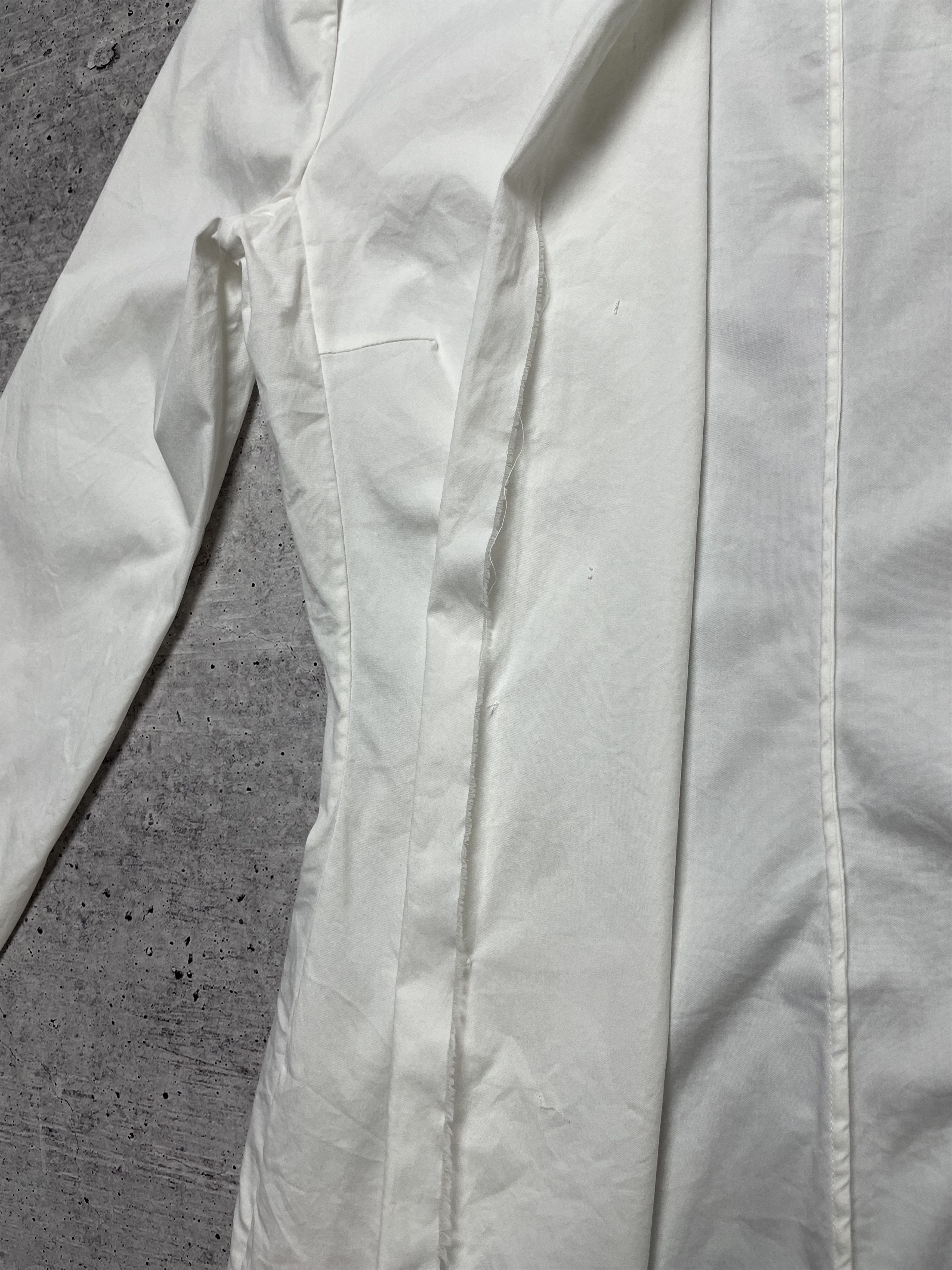 Jil Sander Jil Sander Tailored White Poplin Shirt Made In Italy Size XXS / US 00 / IT 34 - 9 Thumbnail
