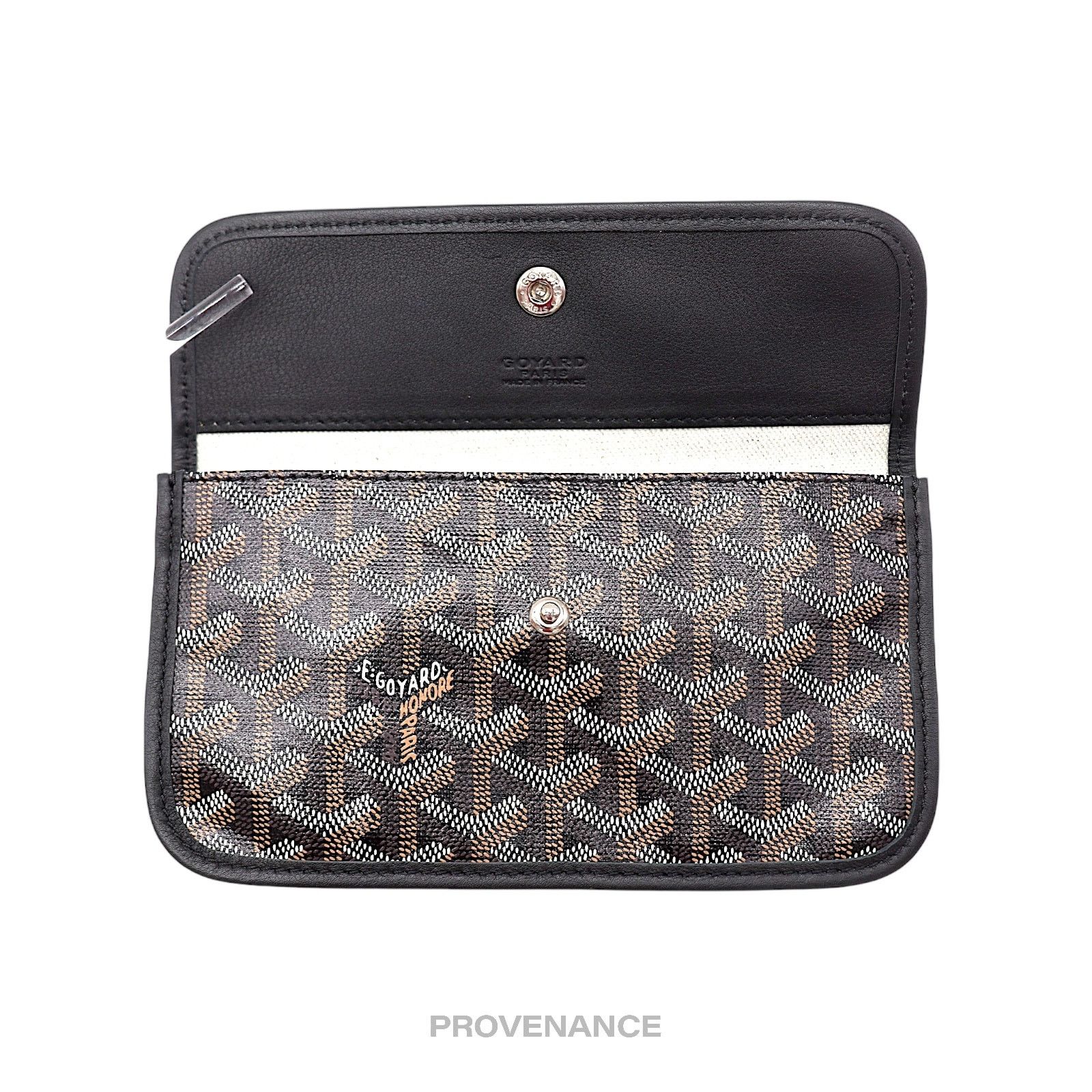 Goyard 🔴 Goyard St. Louis Pouch Wallet - Black Goyardine Size ONE SIZE - 5 Thumbnail