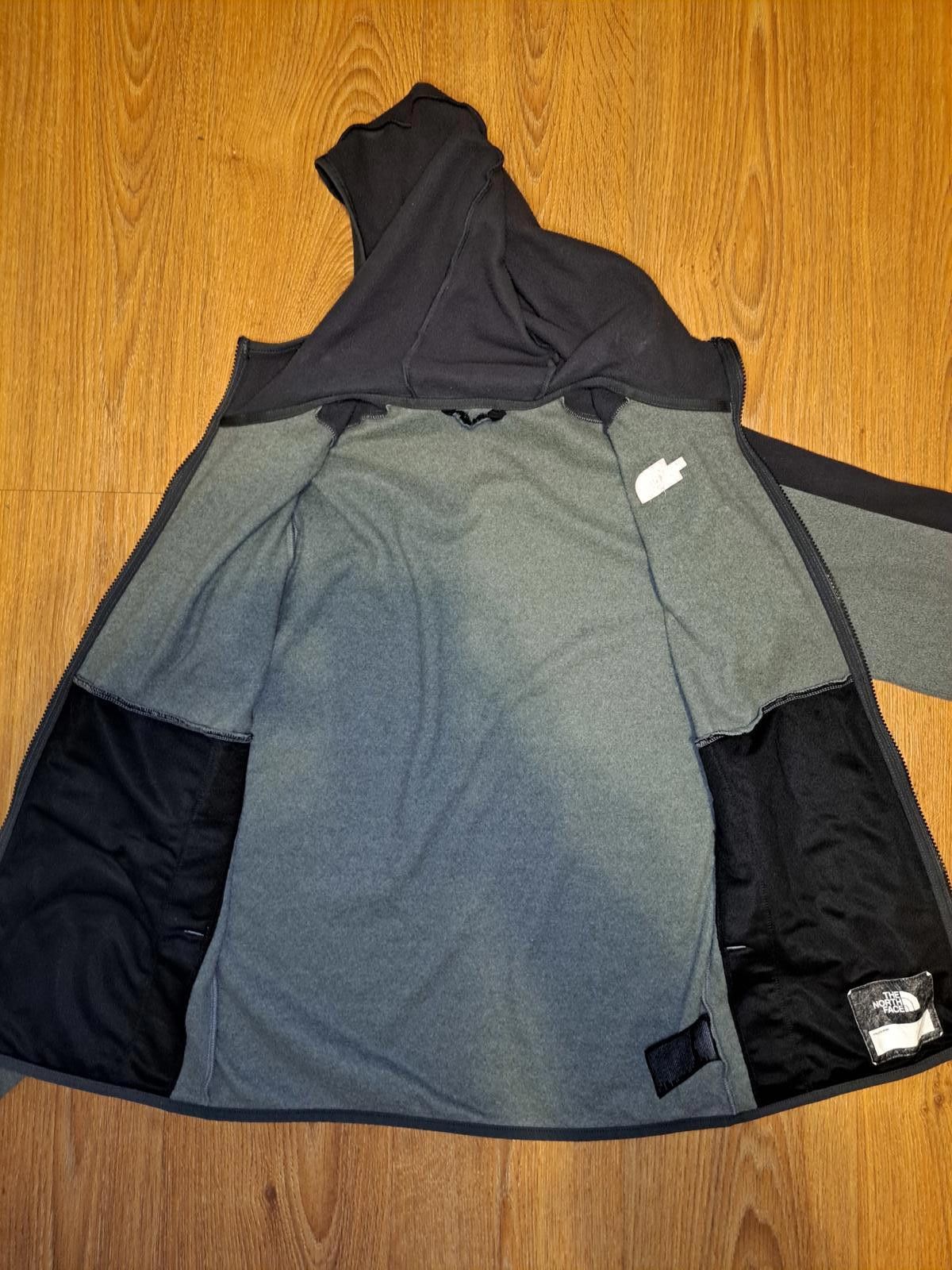The North Face The North Face Fleece Jacket Youth XL Size 18 Gray Black Size US XL / EU 56 / 4 - 5 Thumbnail
