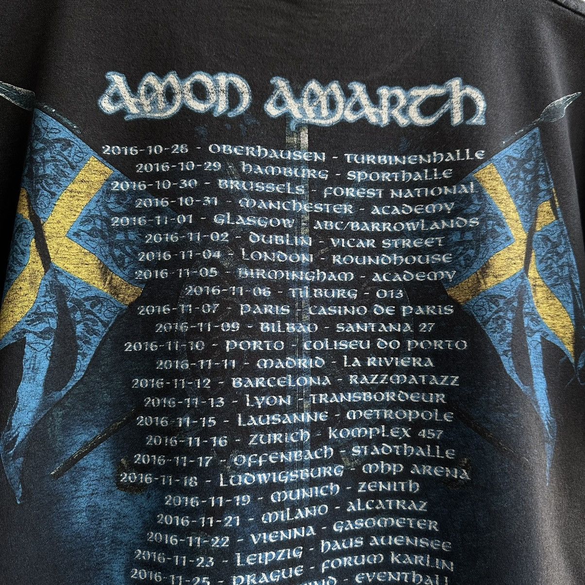 Band Tees Vintage Amon Amarth Metal Band Tour Tee 2016 Size US M / EU 48-50 / 2 - 6 Thumbnail