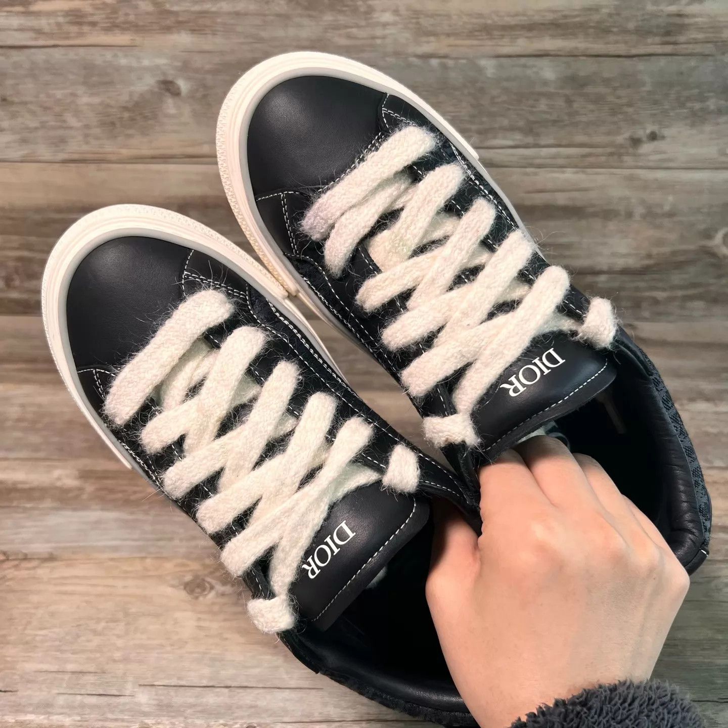 Dior Dior B33 Sneaker Black/White 41 97 New Boxless Size US 8 / EU 41 - 5 Thumbnail