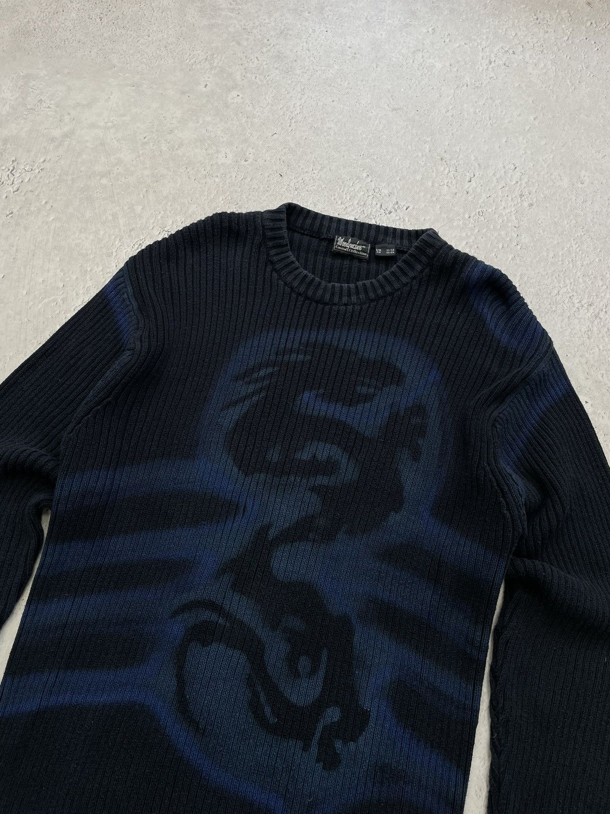 Diesel Rare dragon japanese stripped sweater y2k diesel style Size US L / EU 52-54 / 3 - 2 Thumbnail