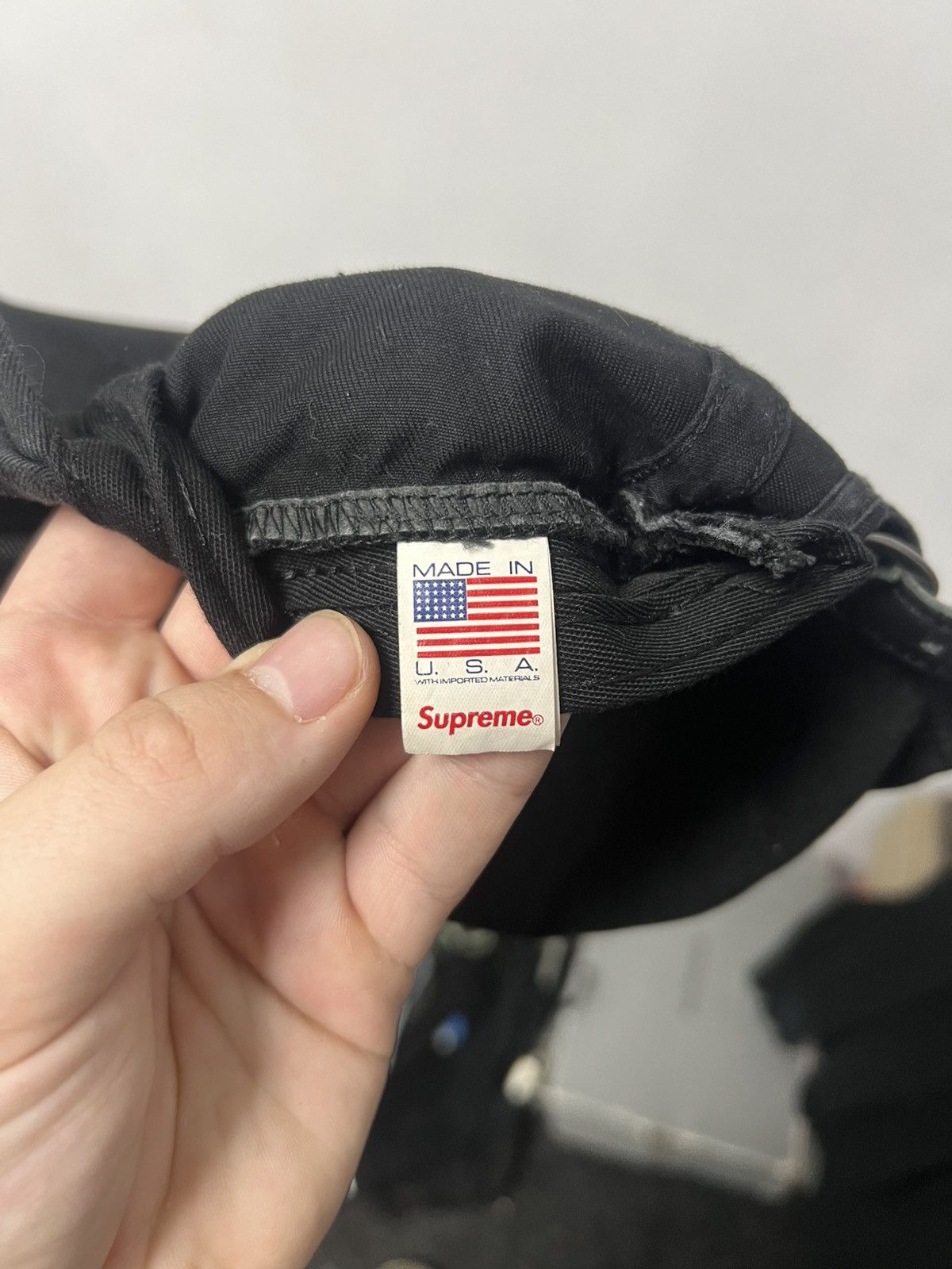 Supreme Supreme camp cap black Size ONE SIZE - 4 Thumbnail