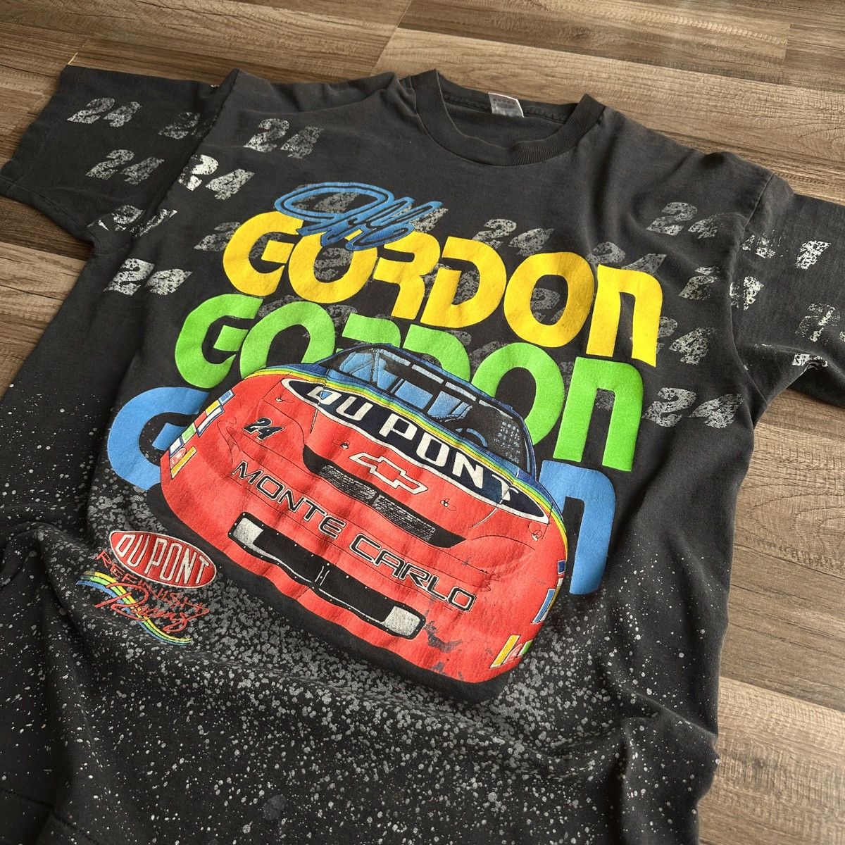 Vintage Vintage 1995 Nascar Jeff Gordon Tshirt Size US XL / EU 56 / 4 - 2 Thumbnail