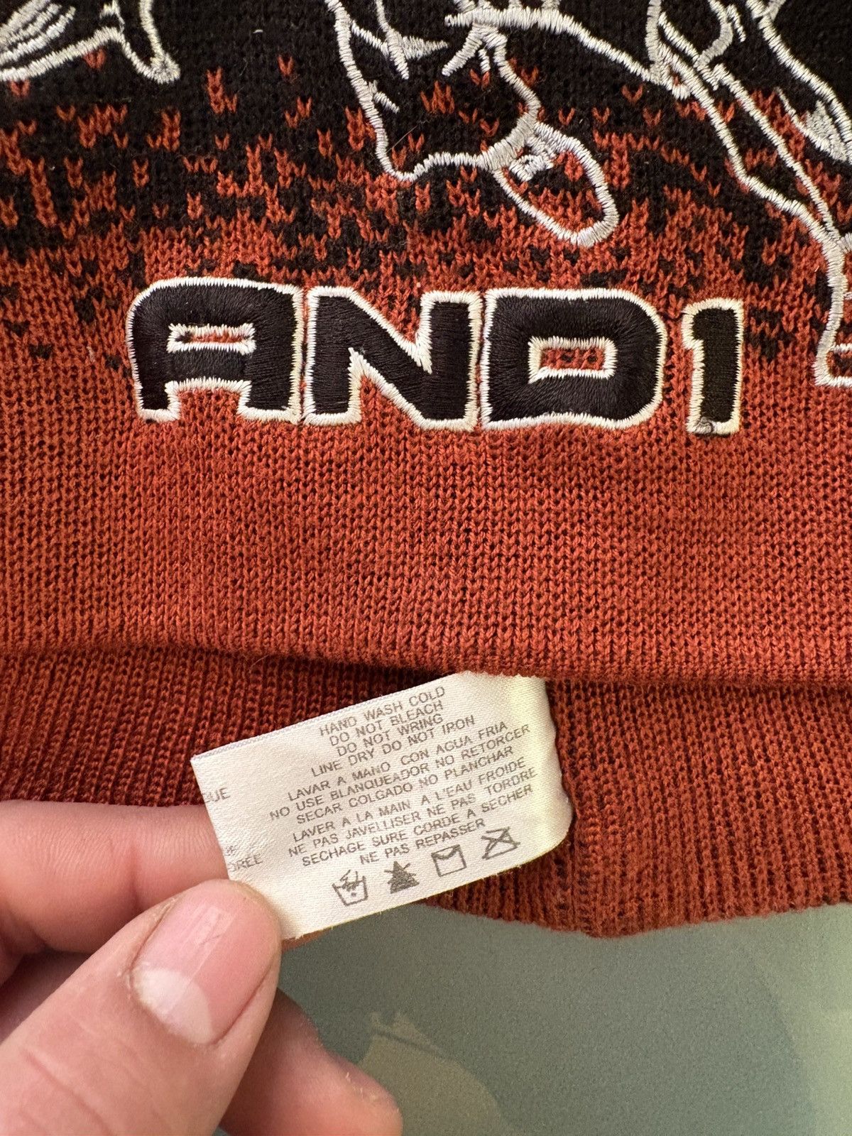 Vintage true “Y2K” AND1 Beanie Size ONE SIZE - 3 Thumbnail