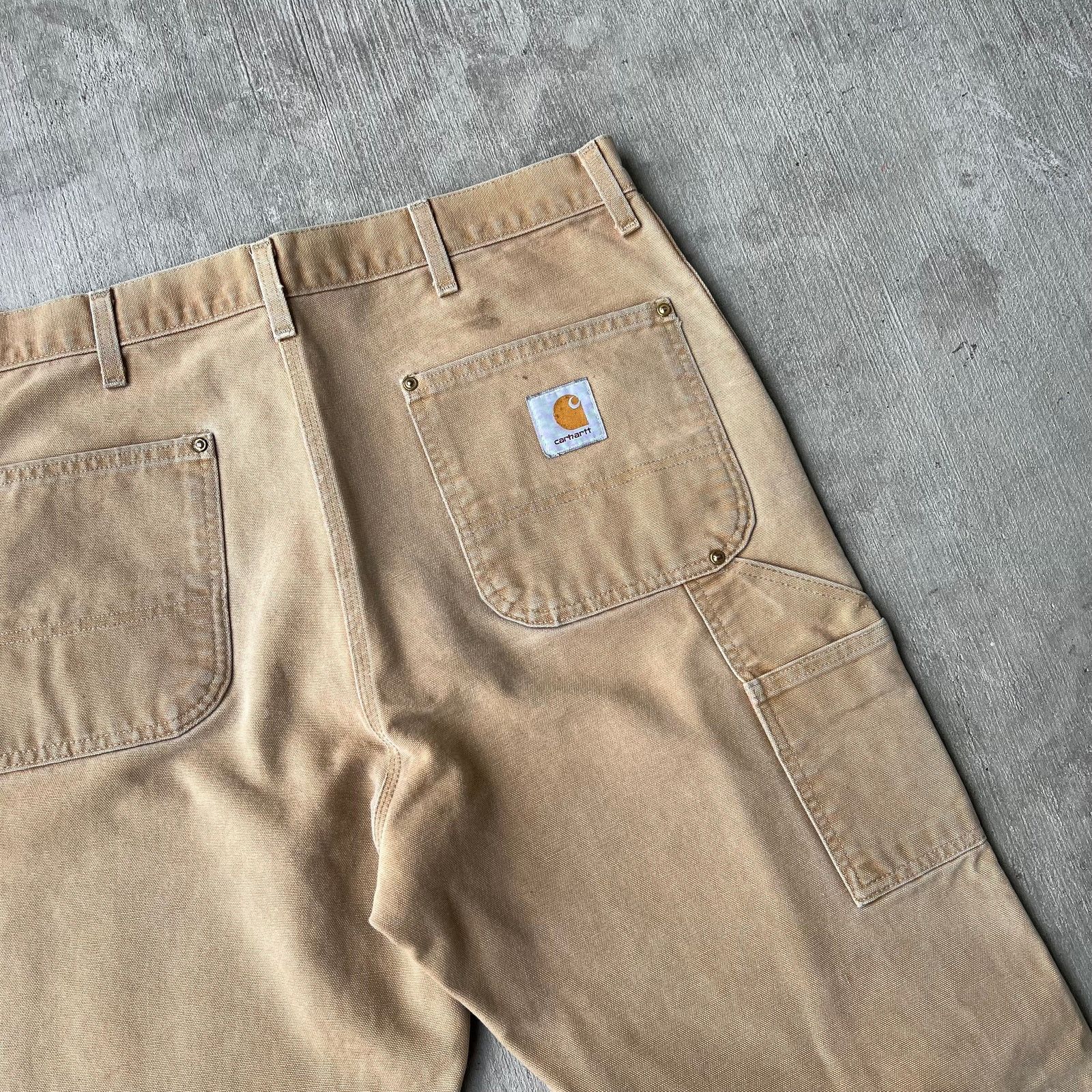 Carhartt × Vintage Carhartt brown double knee work wear carpenter pants Size US 36 / EU 52 - 9 Thumbnail