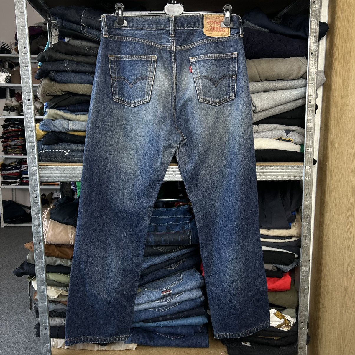 Levi's Vintage Levis 751 Blue Denim Basic Streetwear jeans Size US 32 / EU 48 - 1 Thumbnail