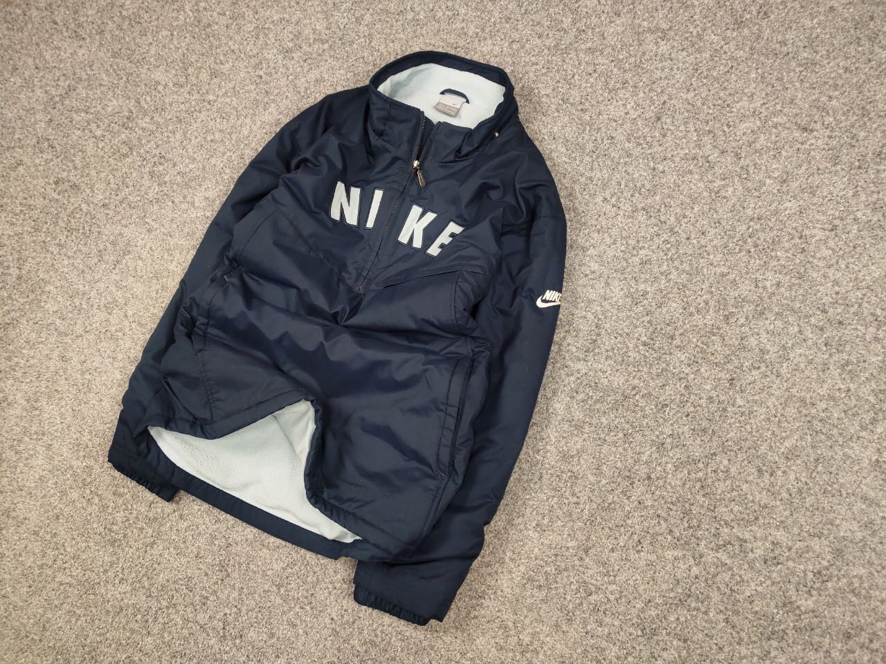 Nike Vintage 90's Nike Center Logo Anorak Pocket Light jacket Size US S / EU 44-46 / 1 - 3 Thumbnail