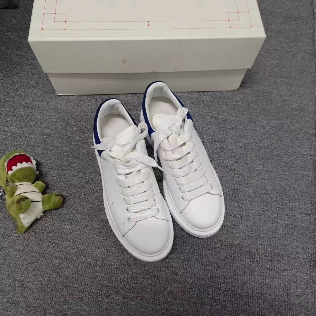 Alexander McQueen McQueen 99 New Worn White Sneakers Blue Tab Boxed 35 Size US 4.5 / IT 34.5 - 4 Thumbnail