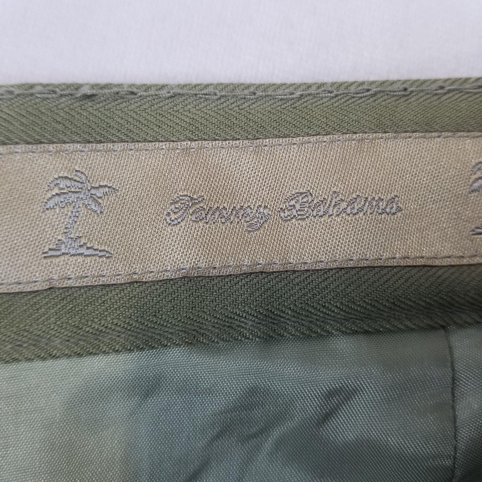 Tommy Bahama Tommy Bahama Pants Women 8 Green Silk Pleated Lined Trousers Size 30" / US 8 / IT 44 - 6 Thumbnail