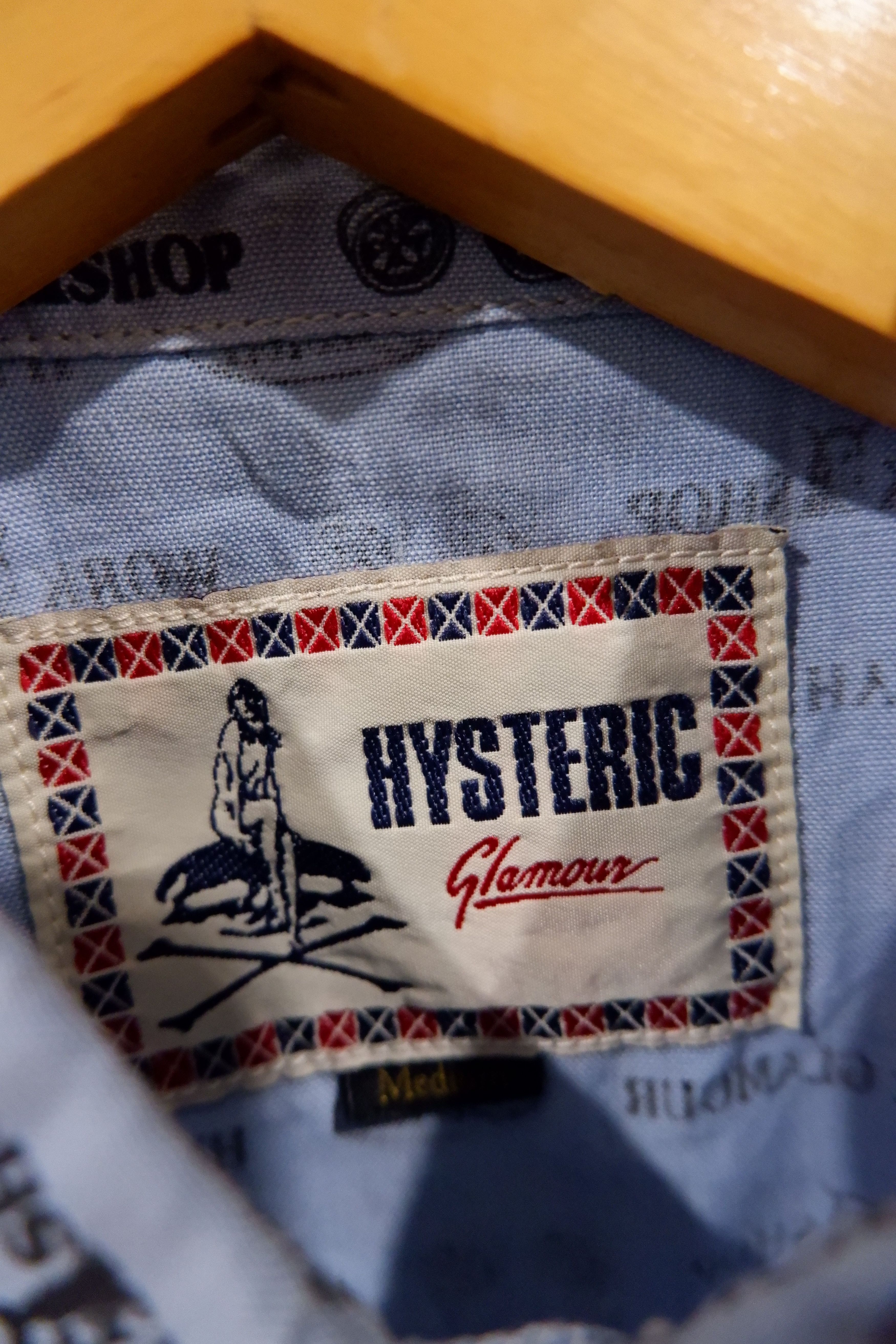 Hysteric Glamour Hysteric Glamour Workshop Detroit Printed Chambray Shirt Size US M / EU 48-50 / 2 - 7 Thumbnail