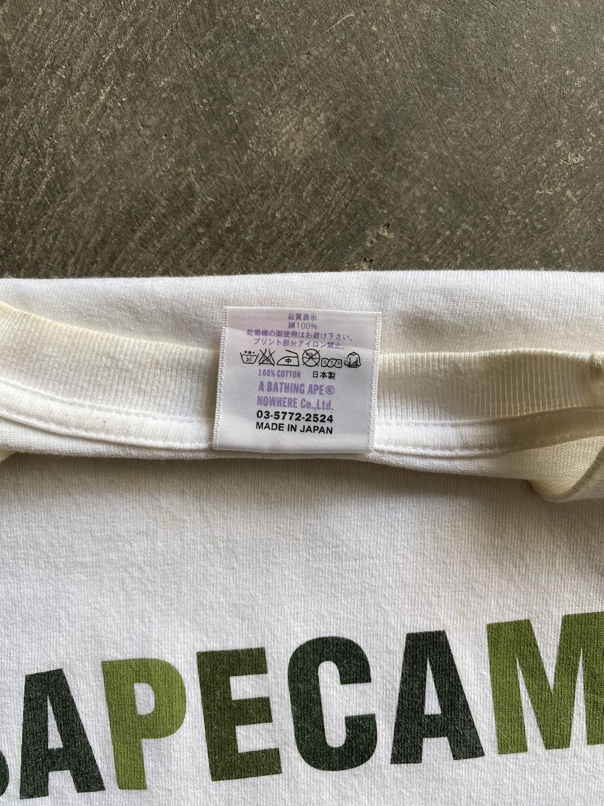 Bape × Nigo Bape Camo Logo Tee Size US M / EU 48-50 / 2 - 6 Thumbnail