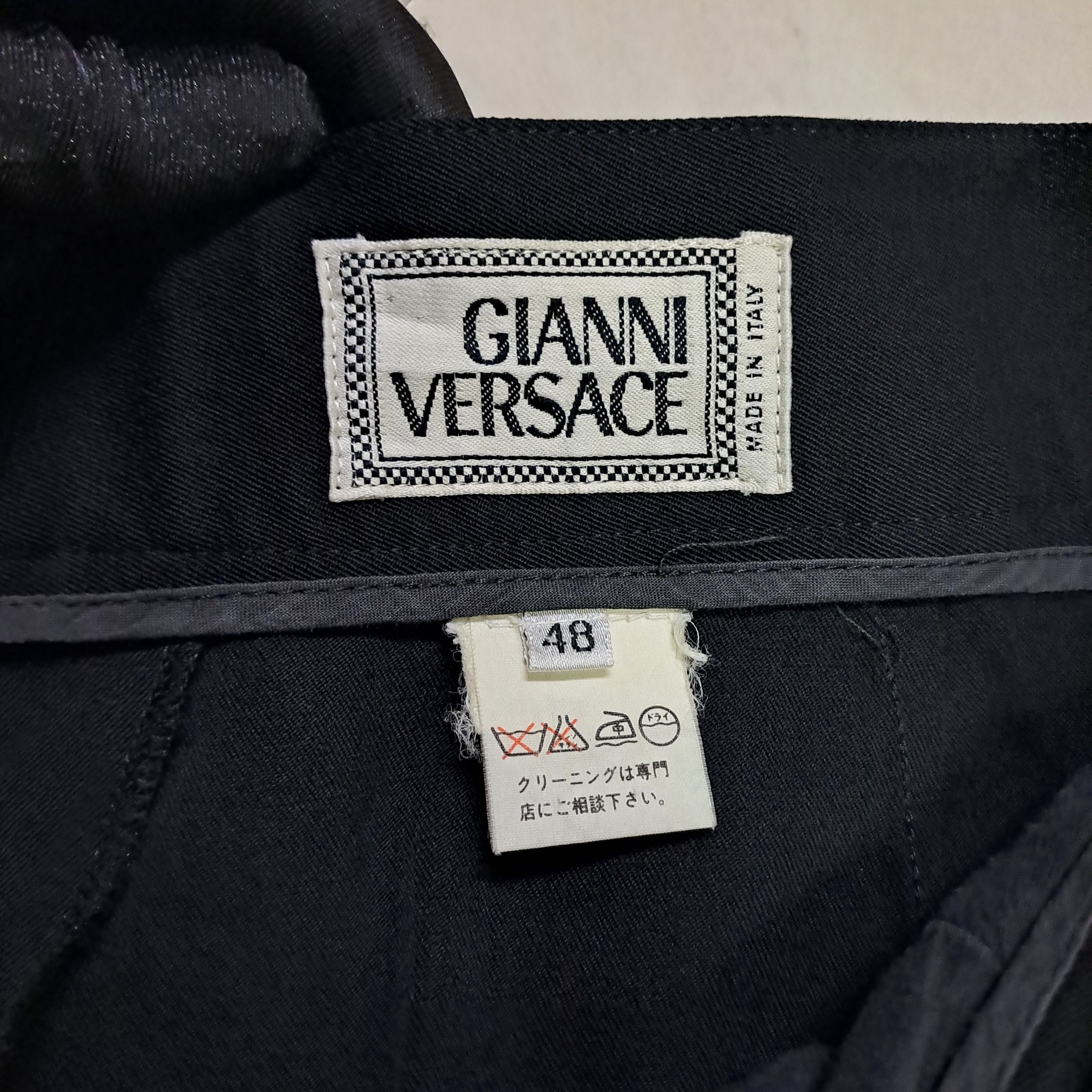 Versace Vintage Gianni Versace Pleated Pants Size US 29 - 7 Thumbnail