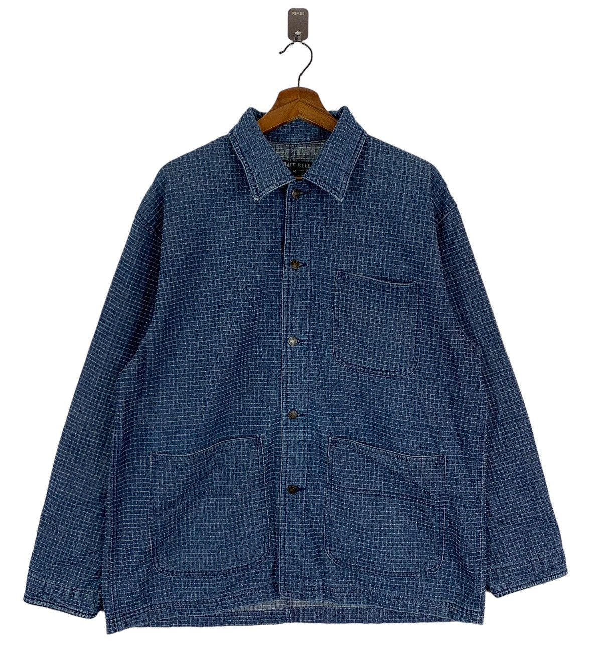 Vintage VINTAGE BRACE BELL DENIM BUTTON JACKET Size US M / EU 48-50 / 2 - 1 Thumbnail