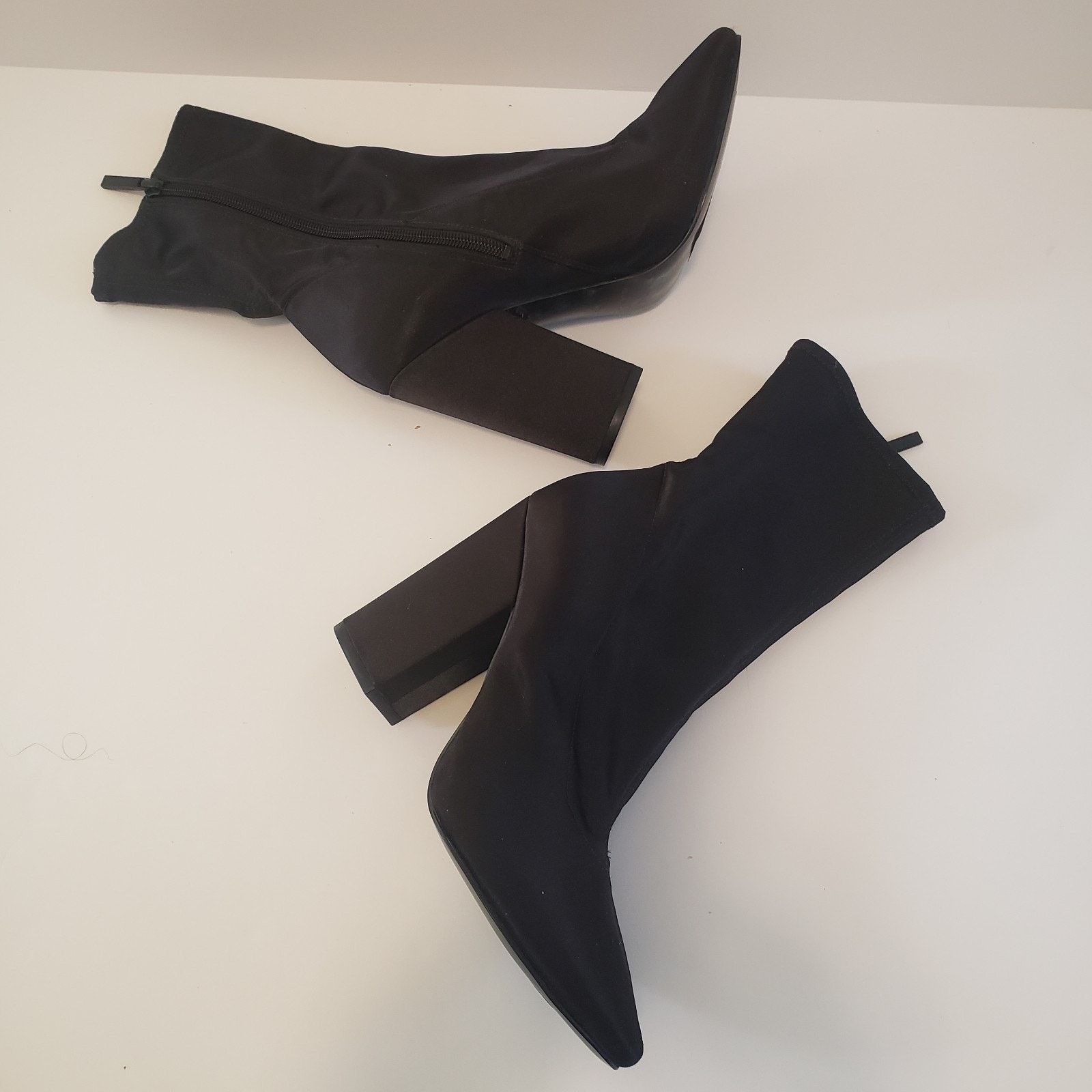 Kendall And Kylie Kendall + Kylie Hailey Satin Ankle Boots Size 9M Size US 9 / IT 39 - 4 Thumbnail