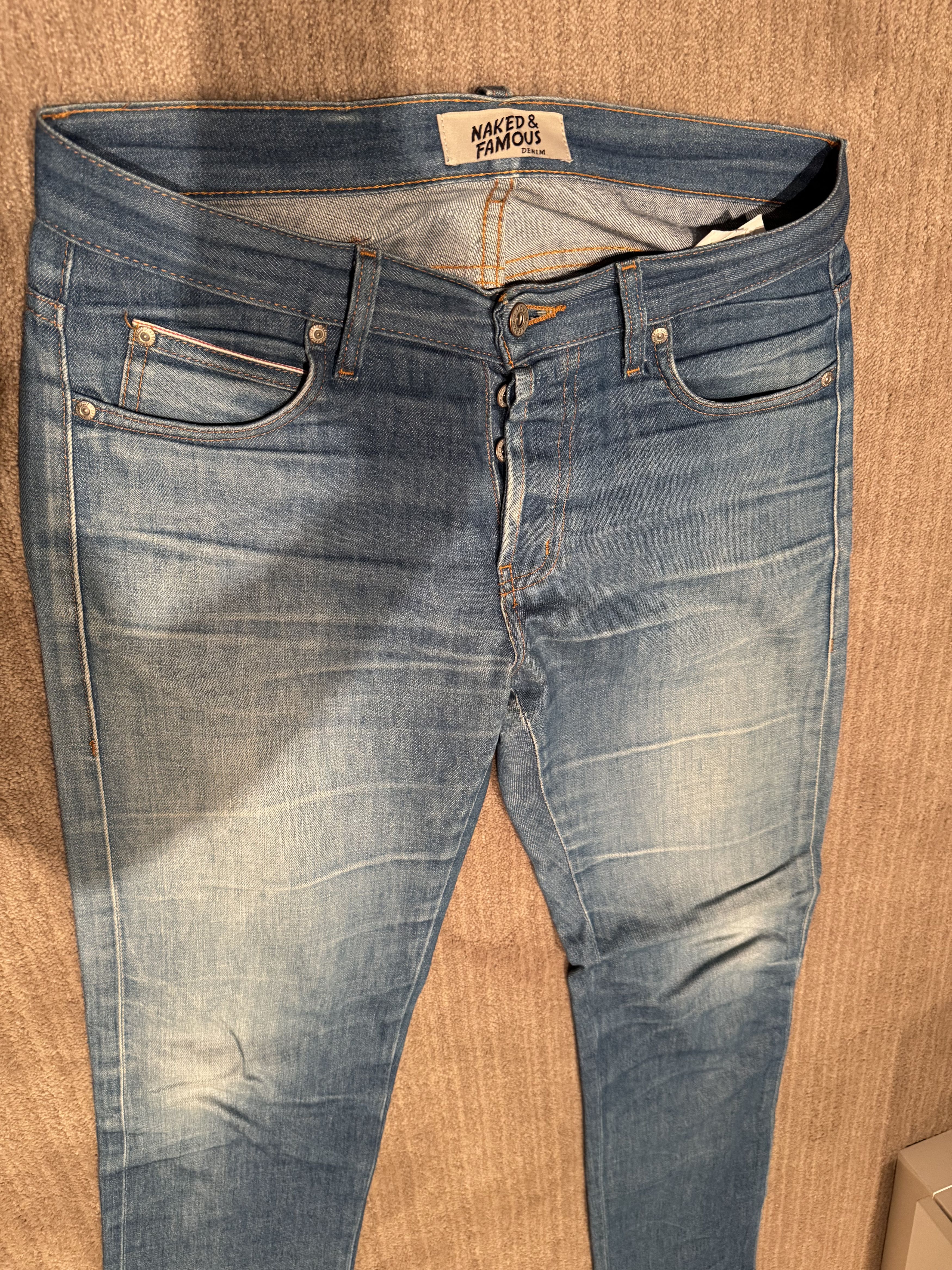 Naked & Famous Rising Sun Selvedge Size US 31 - 5 Thumbnail