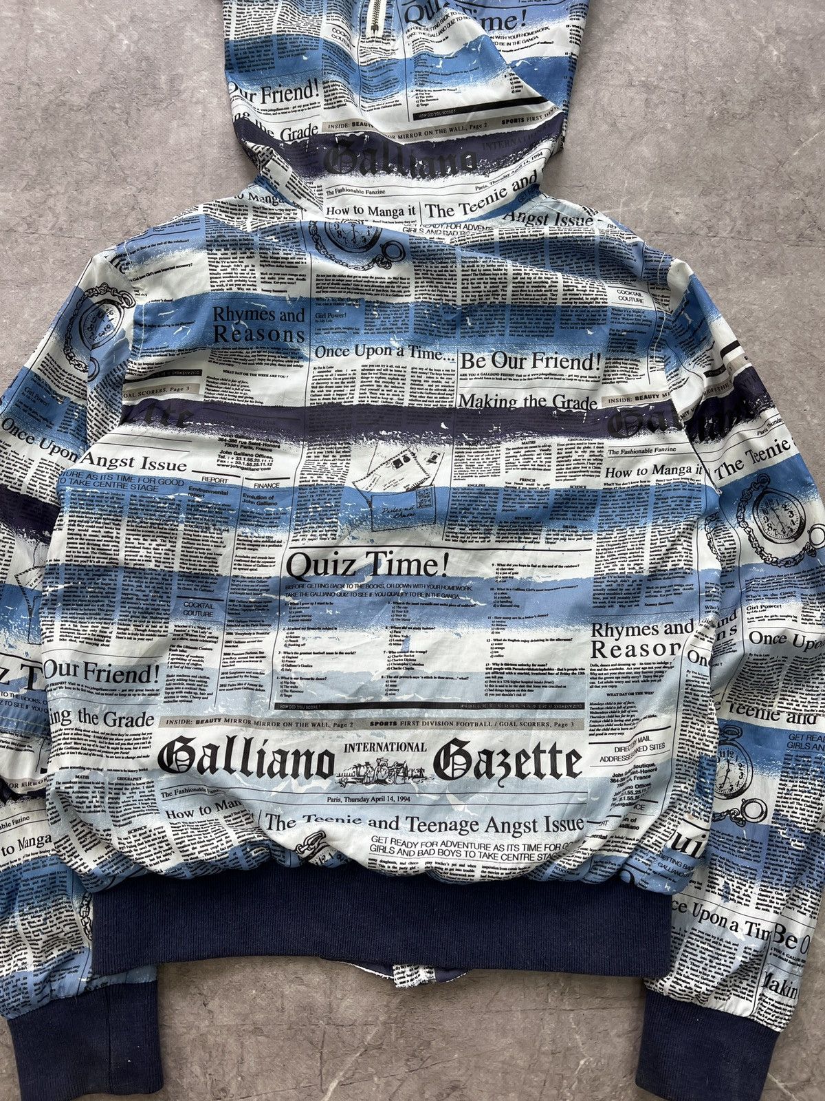 Designer × John Galliano VINTAGE RARE 90s gazette John Galliano nylon jacket Woman L Size L / US 10 / IT 46 - 15 Thumbnail